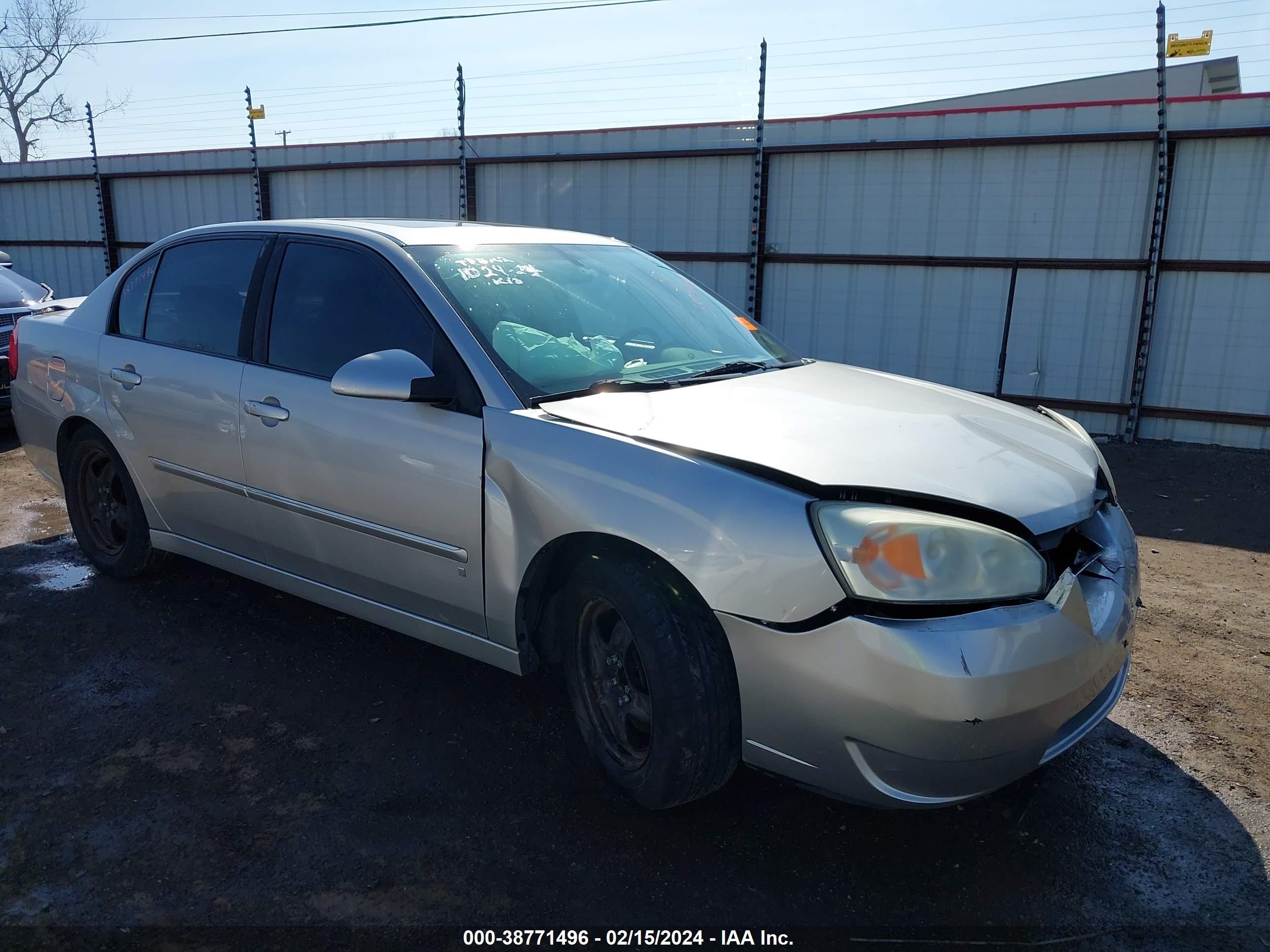 chevrolet malibu 2006 1g1zt53836f137395