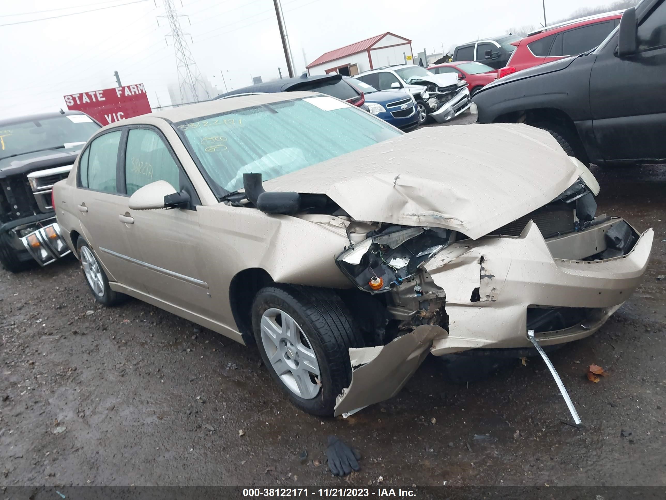 chevrolet malibu 2006 1g1zt53f06f234066