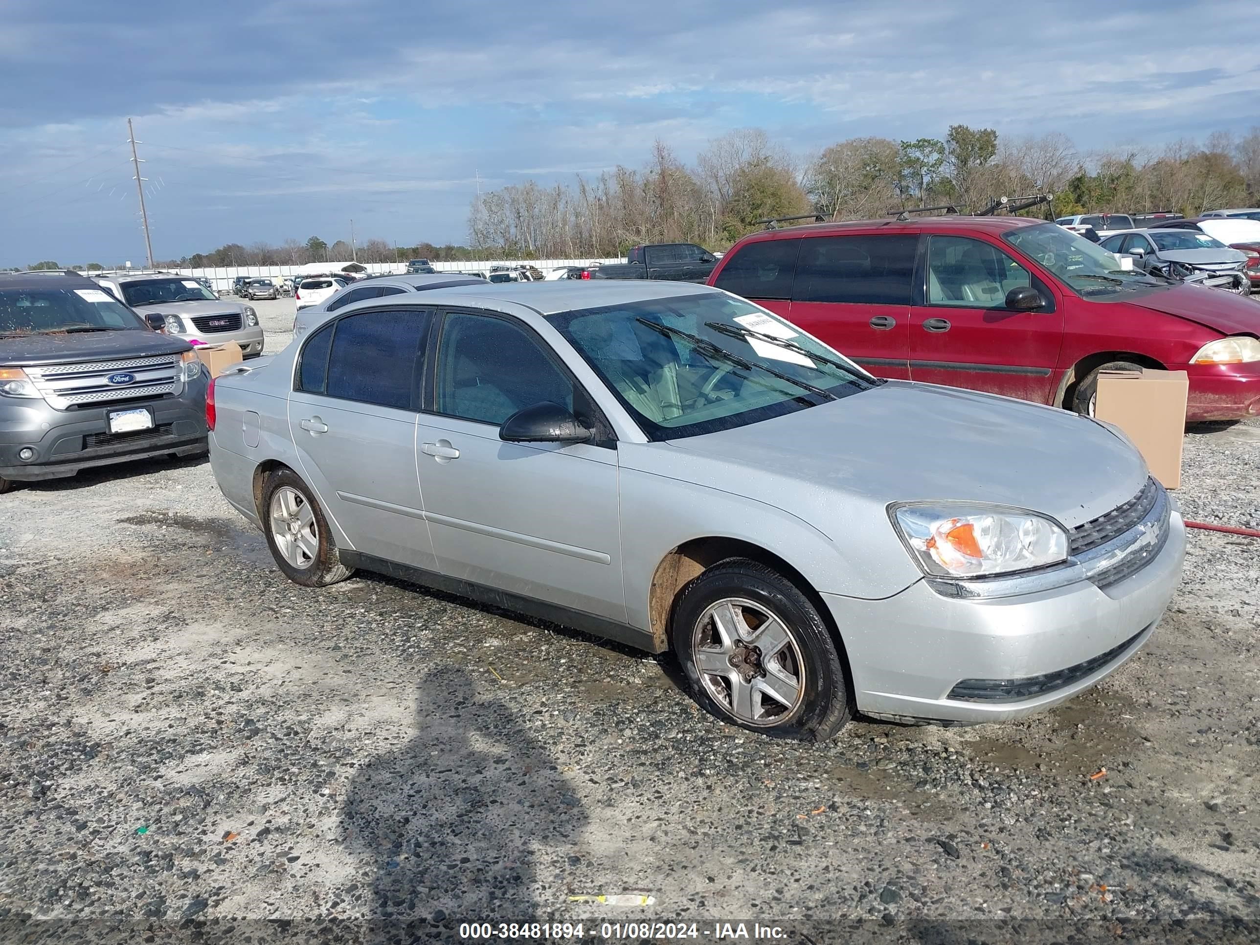 chevrolet malibu 2005 1g1zt54805f139716