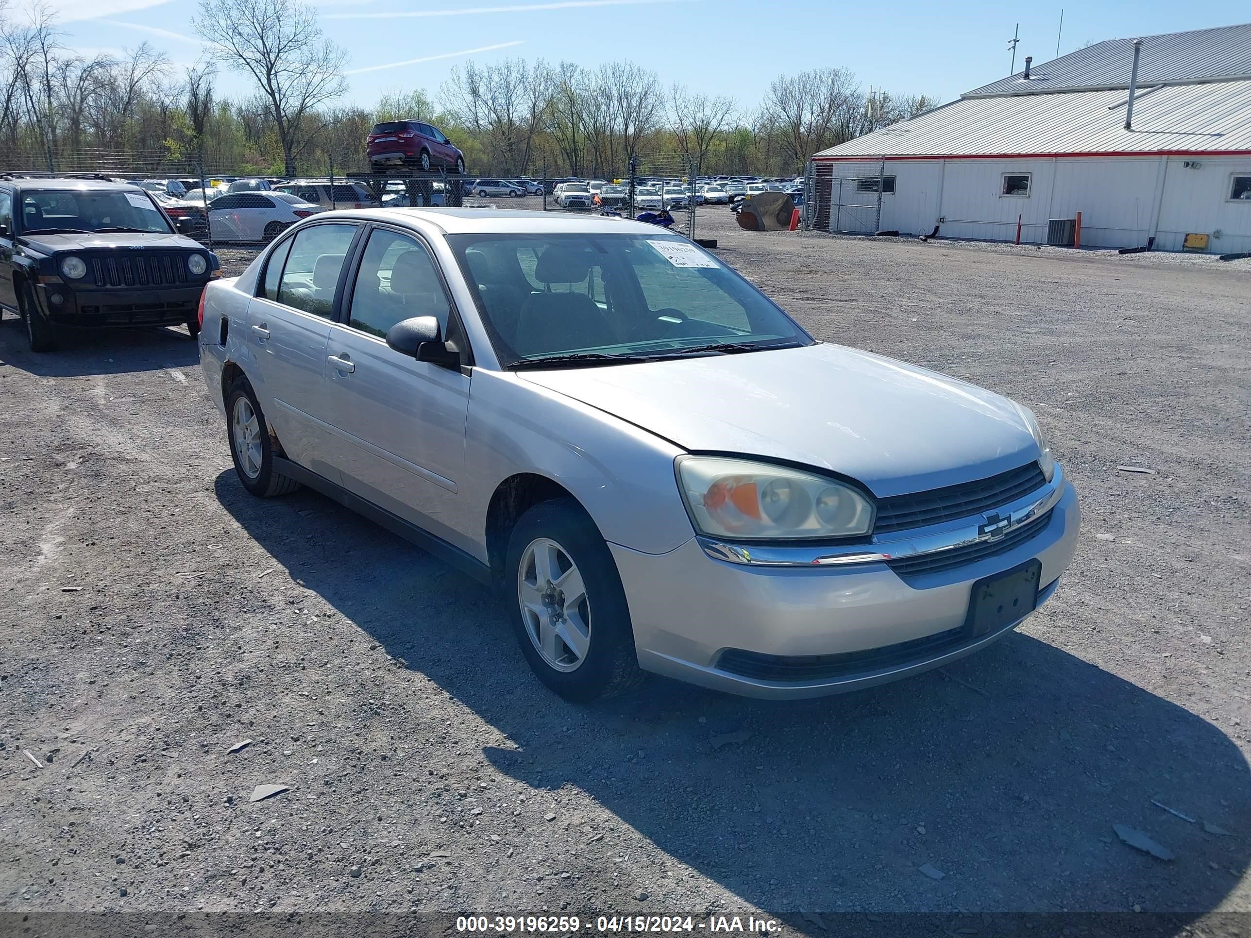 chevrolet malibu 2005 1g1zt54825f325676