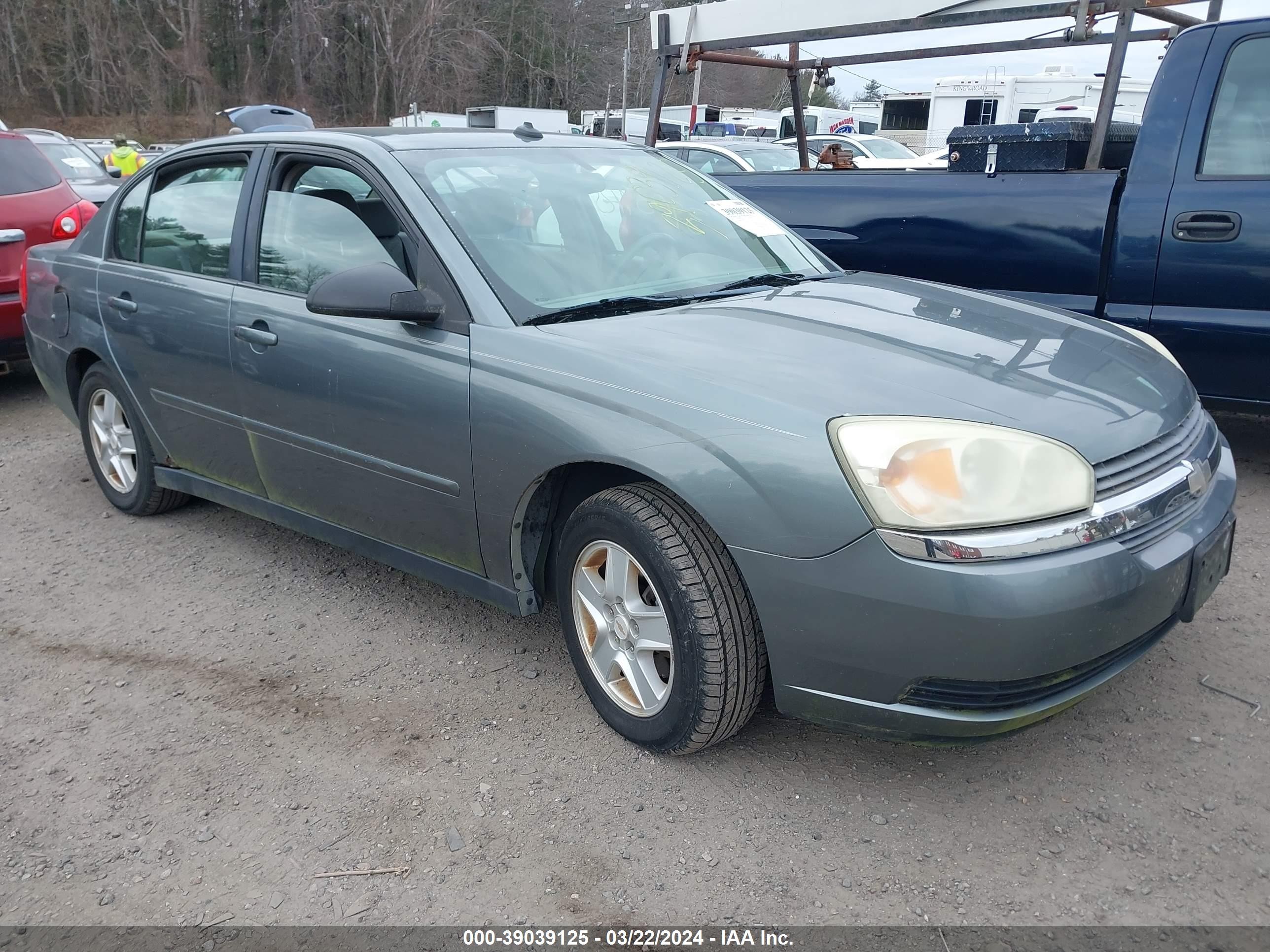 chevrolet malibu 2005 1g1zt54845f102362