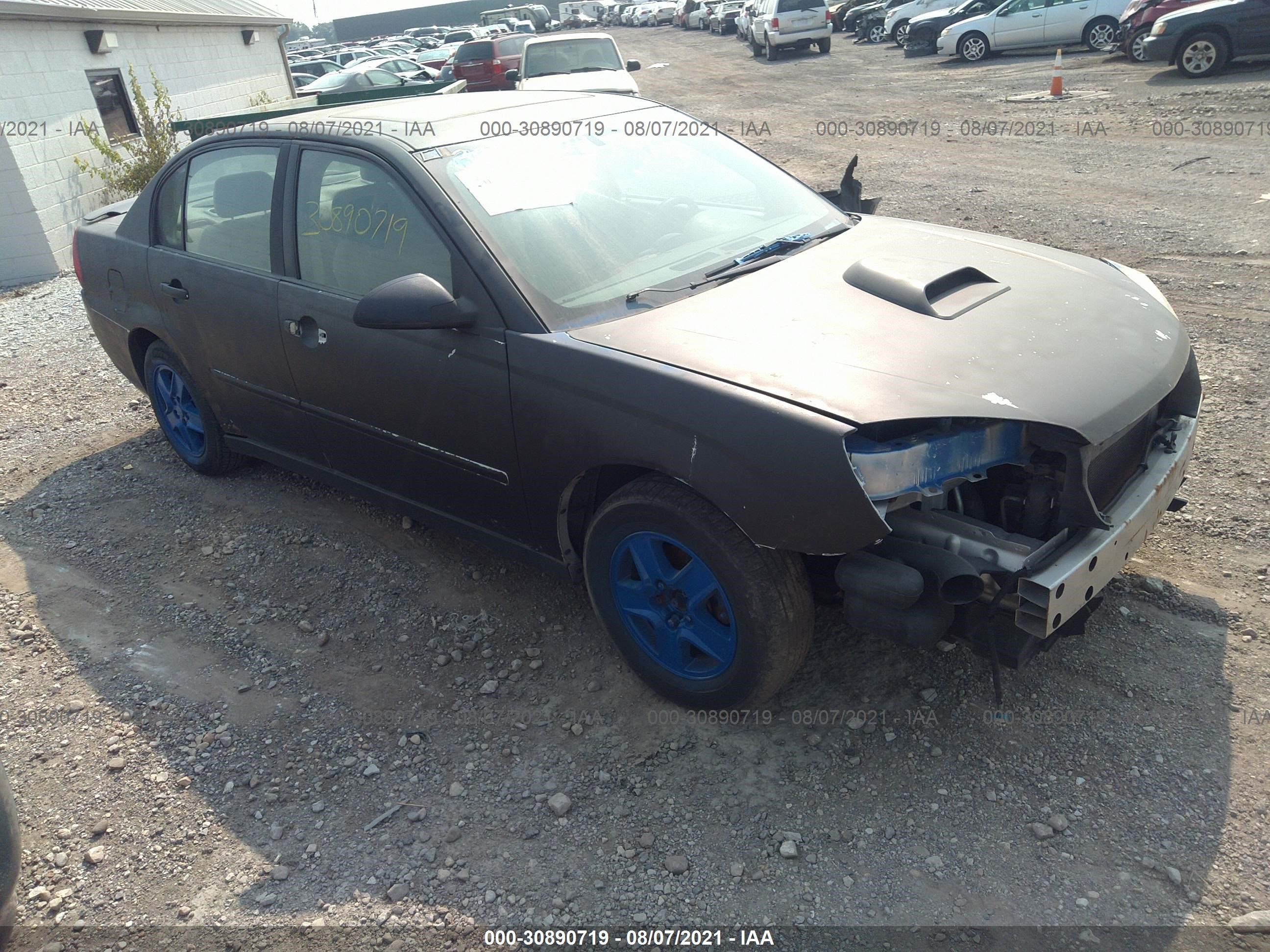 chevrolet malibu 2005 1g1zt54885f284664