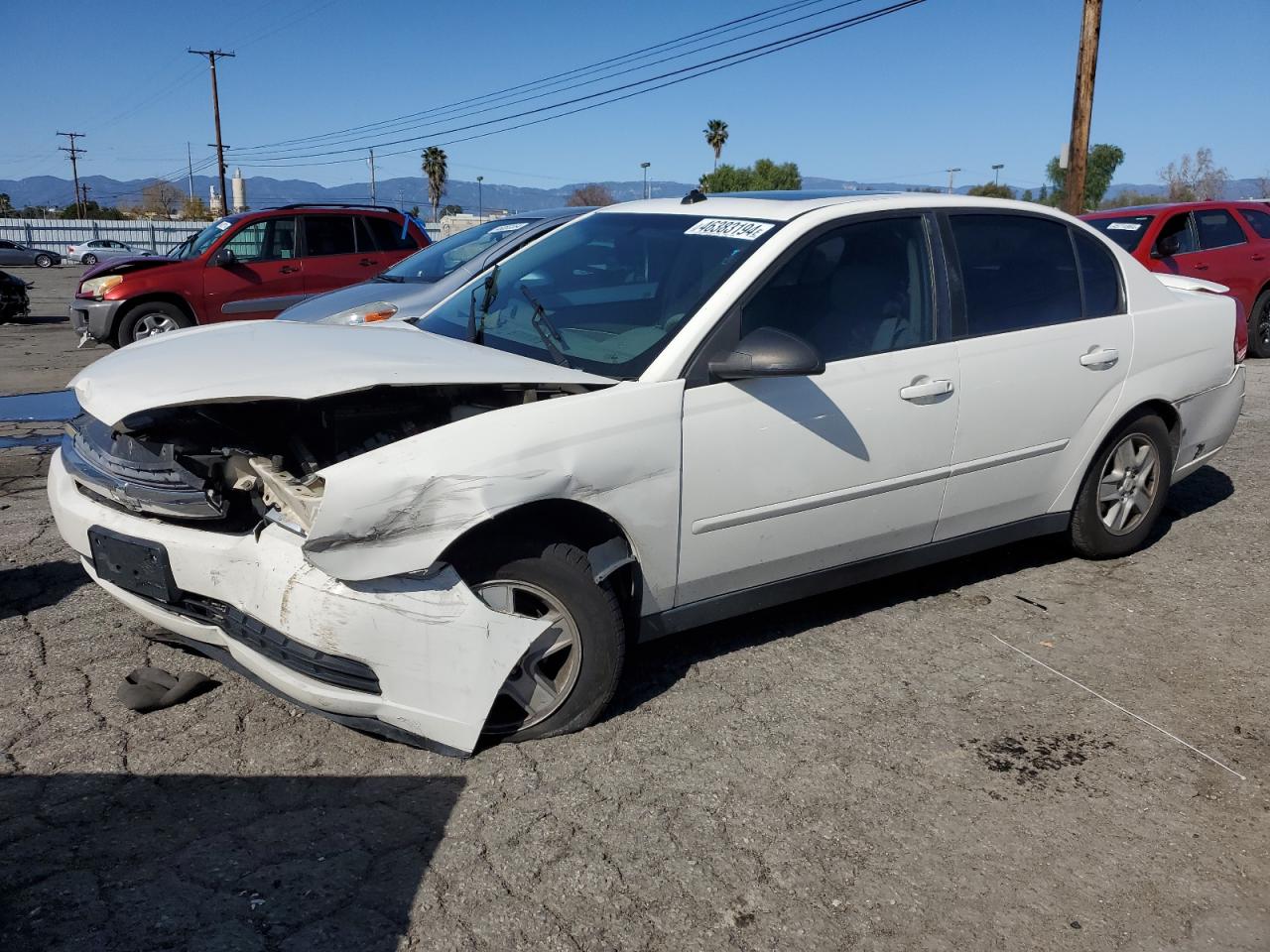 chevrolet malibu 2005 1g1zt54895f176506