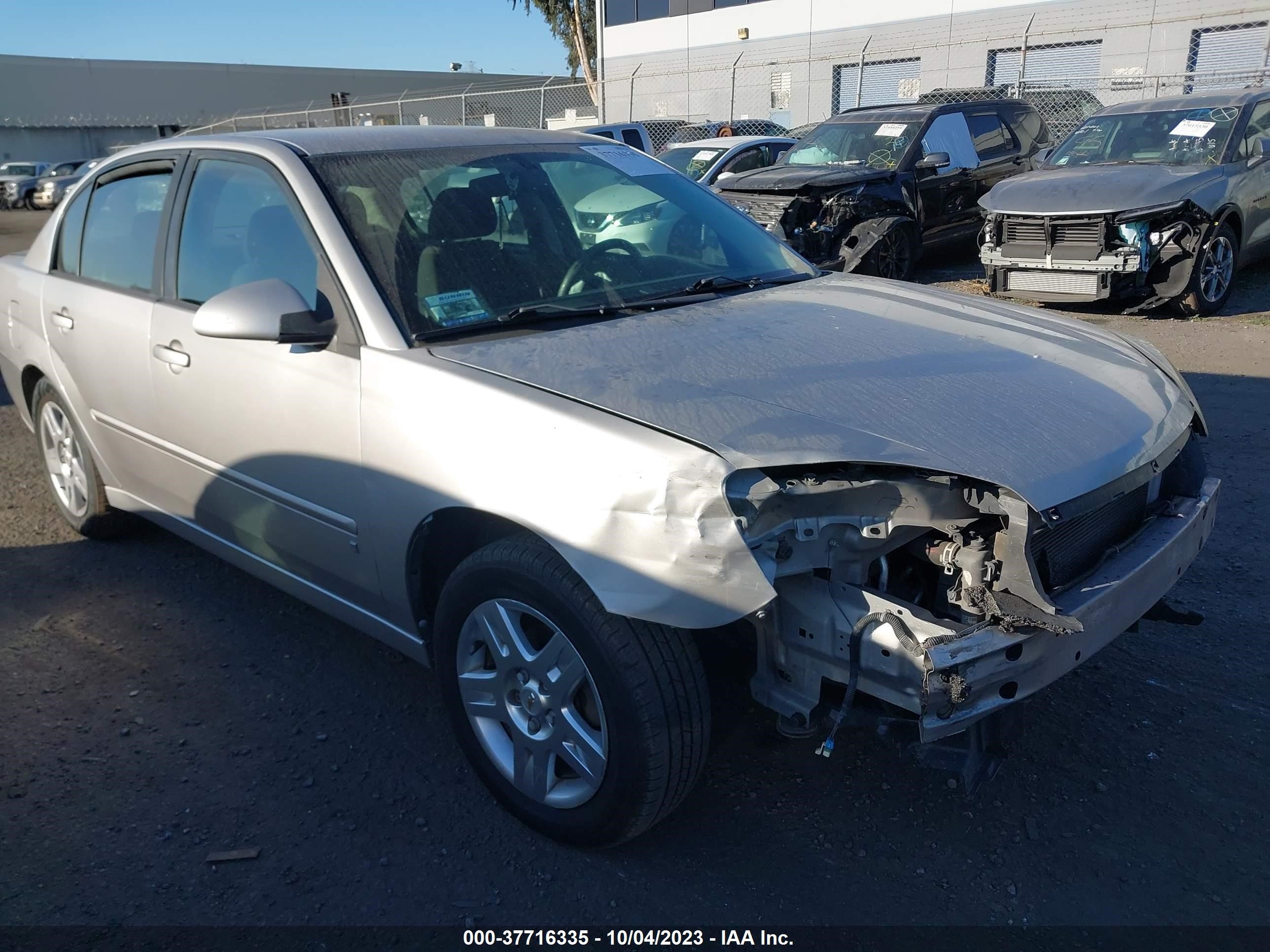 chevrolet malibu 2007 1g1zt58fx7f293474