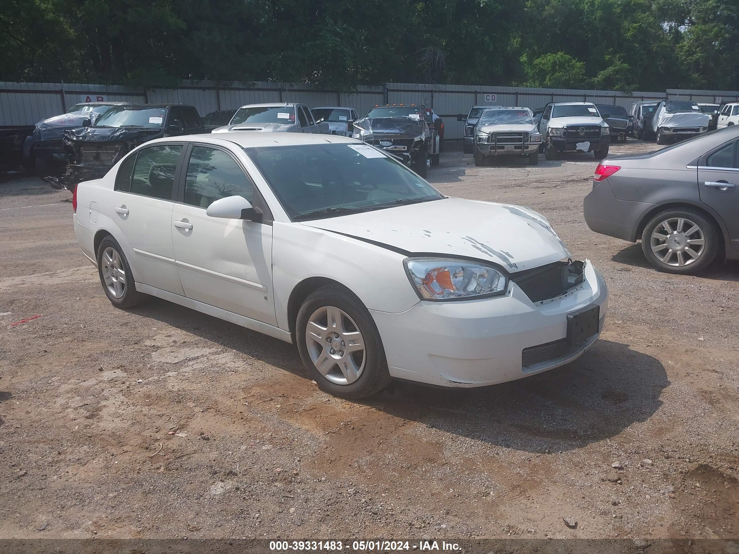 chevrolet malibu 2007 1g1zt58n47f112246