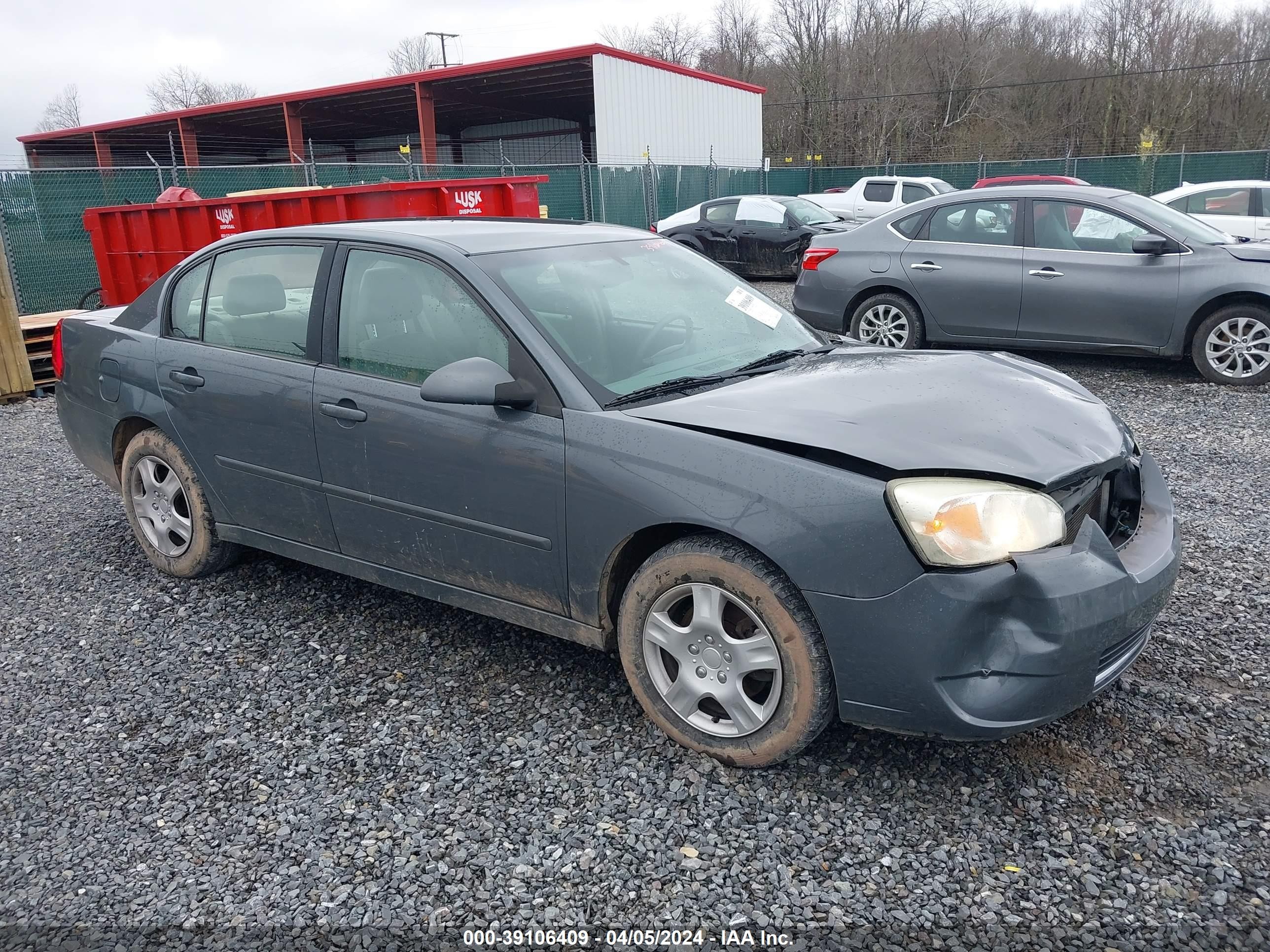 chevrolet malibu 2007 1g1zt58n67f107209