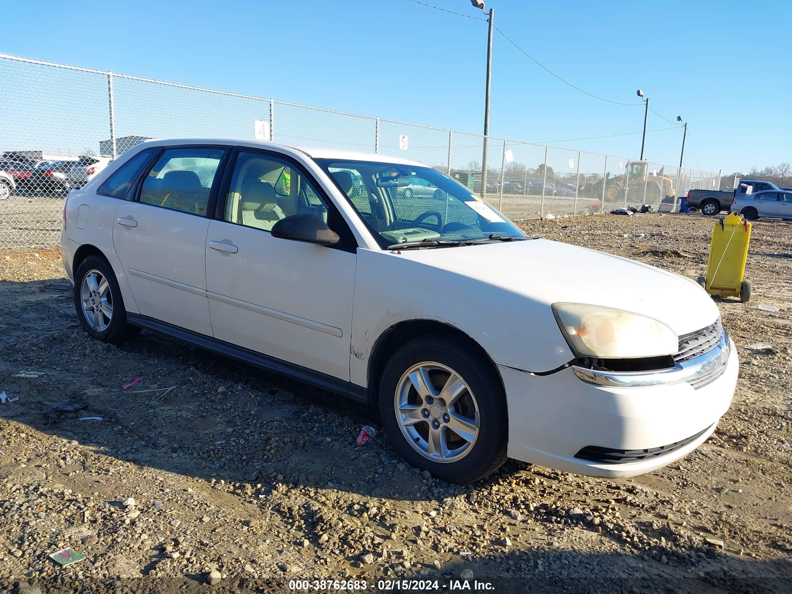 chevrolet malibu 2005 1g1zt62895f118176