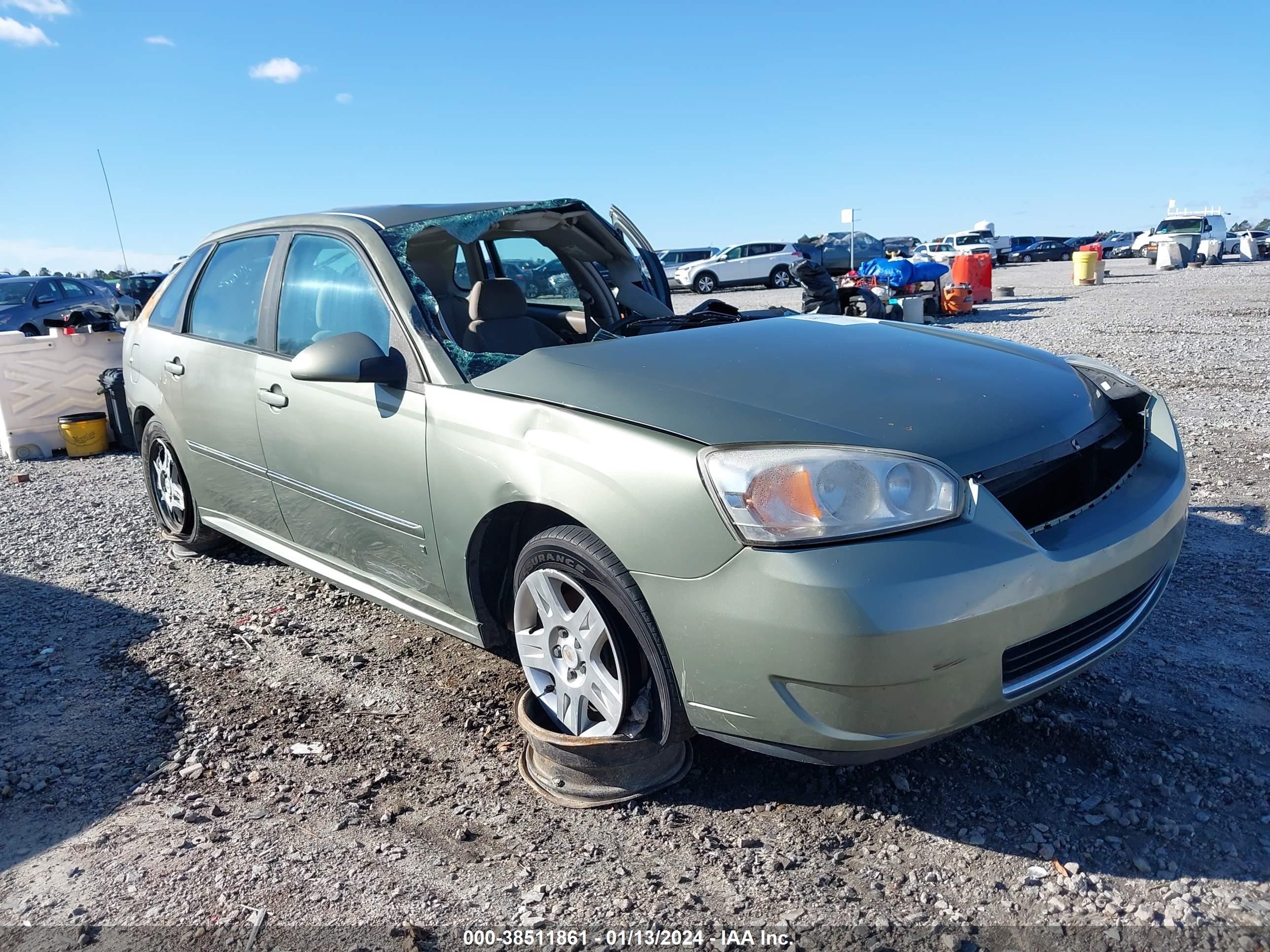 chevrolet malibu 2006 1g1zt63856f244972