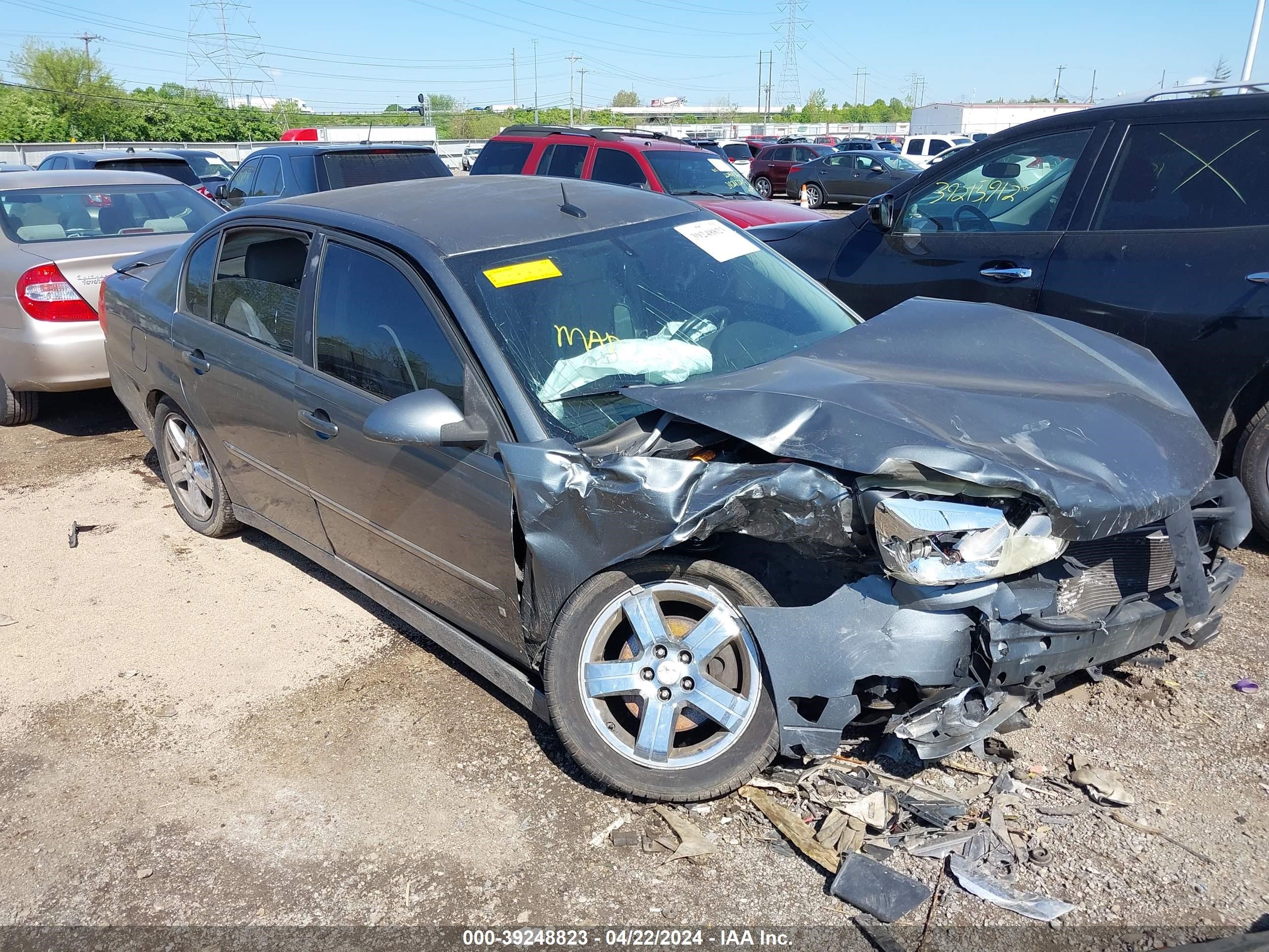 chevrolet malibu 2006 1g1zu53866f158691