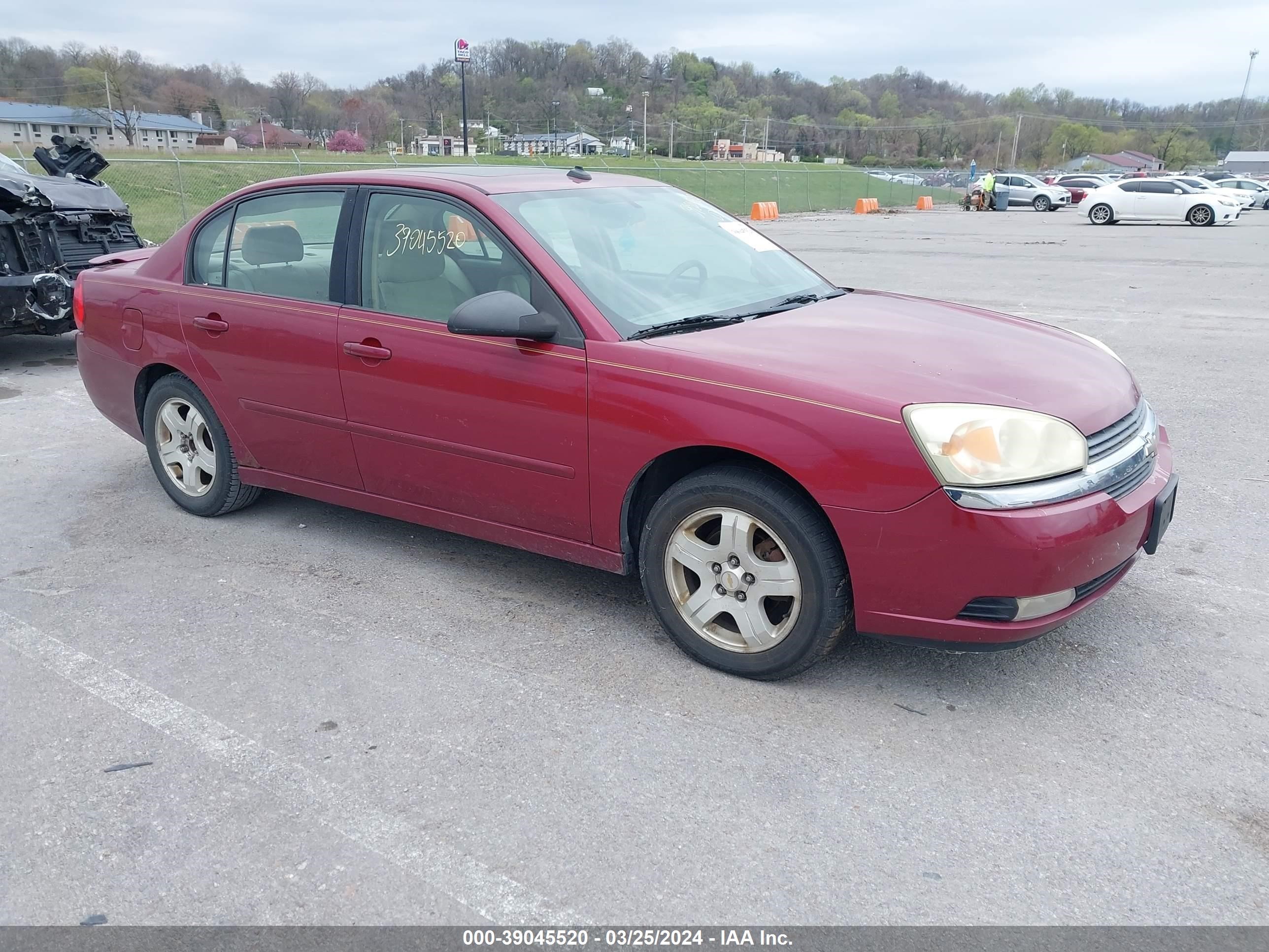 chevrolet malibu 2005 1g1zu54815f187643