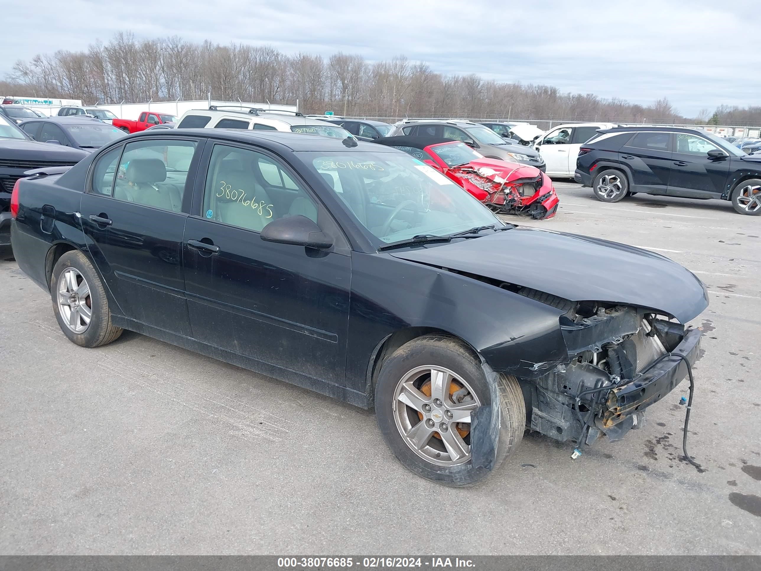 chevrolet malibu 2005 1g1zu548x5f338978