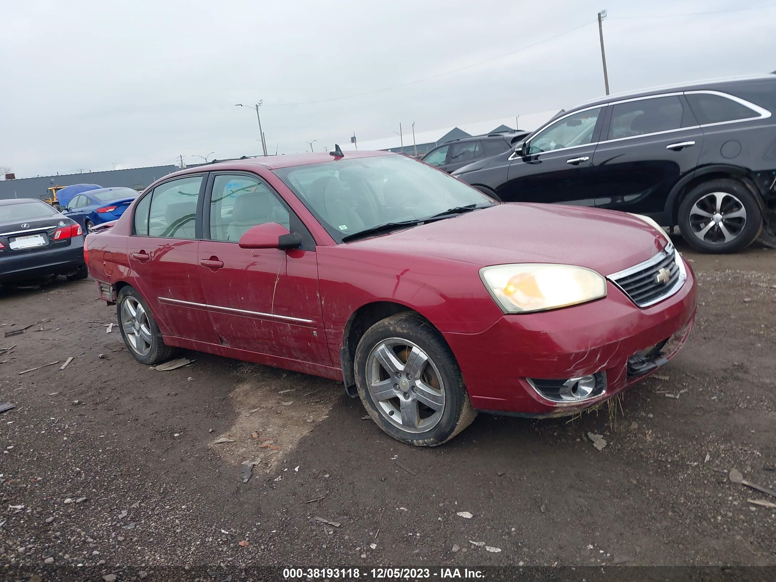 chevrolet malibu 2007 1g1zu57n57f148459