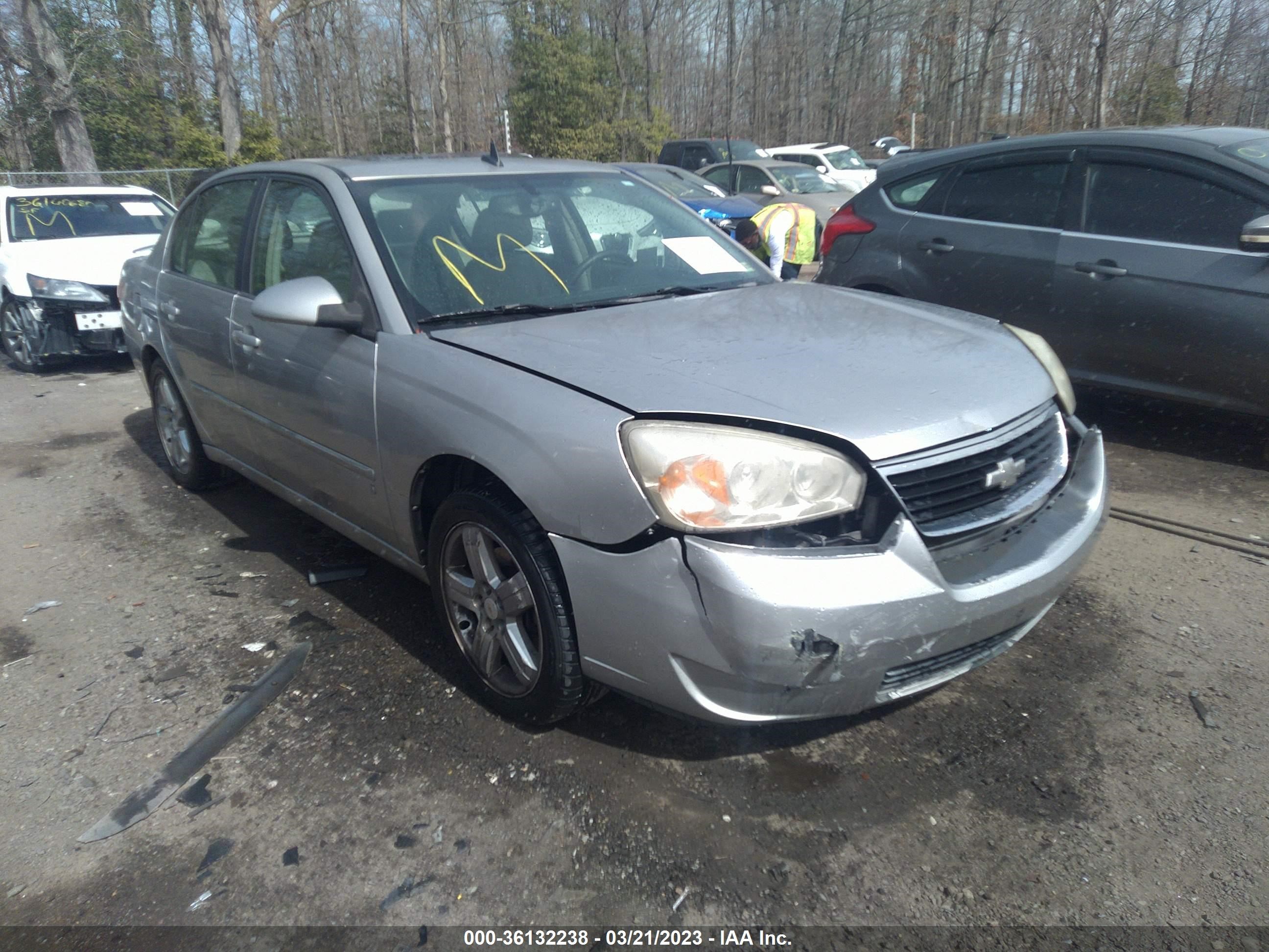 chevrolet malibu 2007 1g1zu57n57f203265