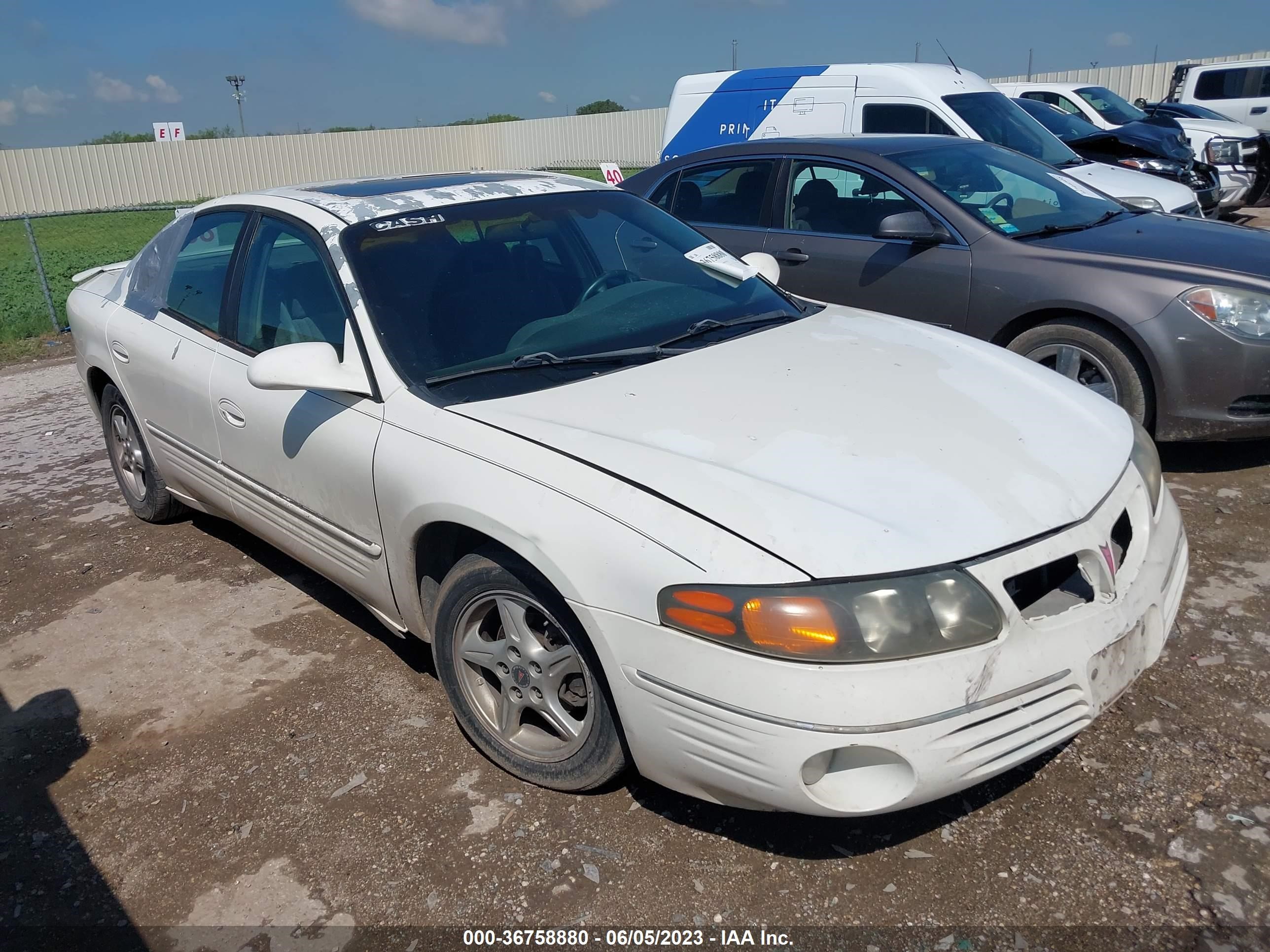 pontiac bonneville 2001 1g2hx54k514173664