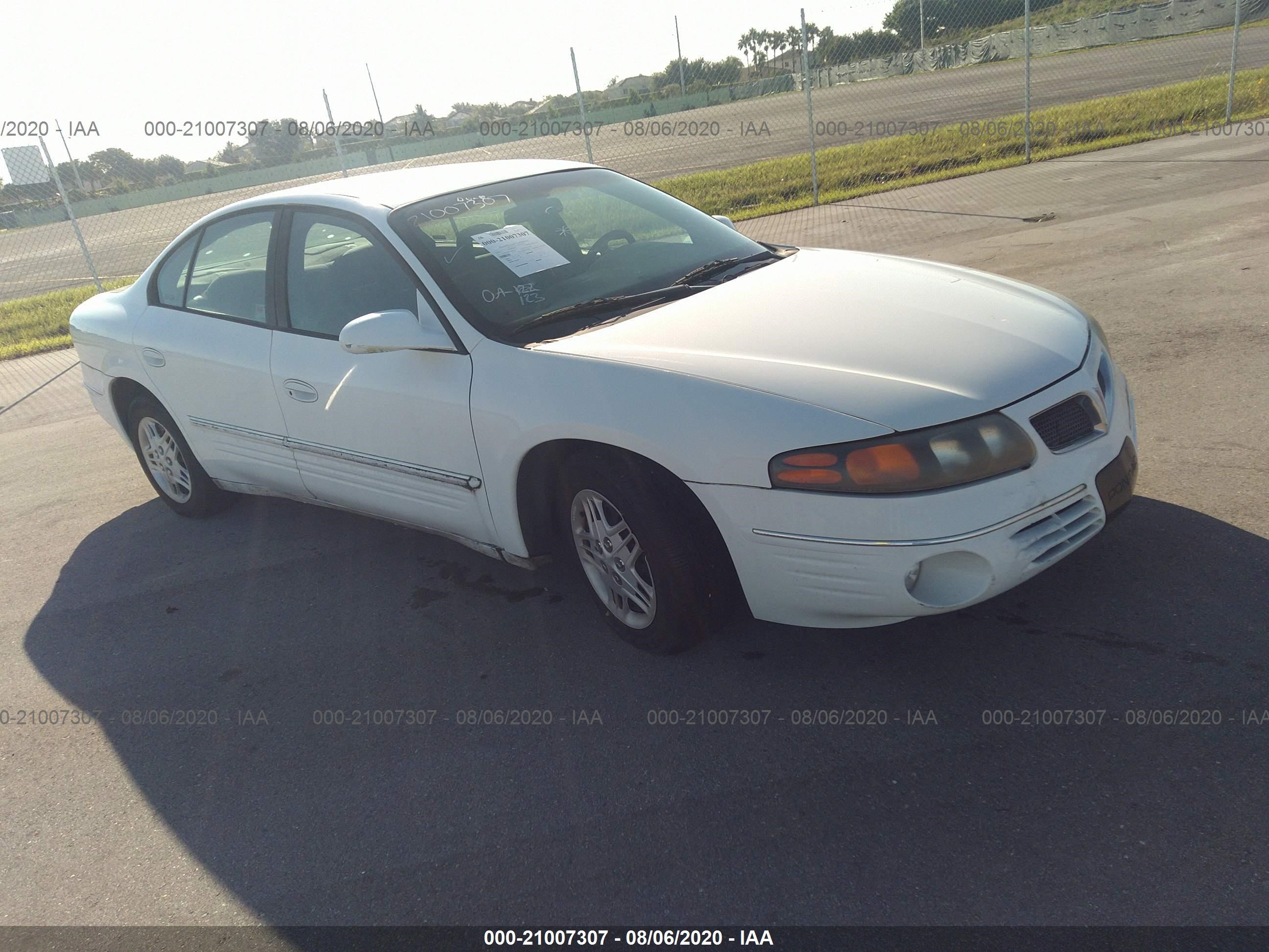 pontiac bonneville 2000 1g2hx54k5y4269949