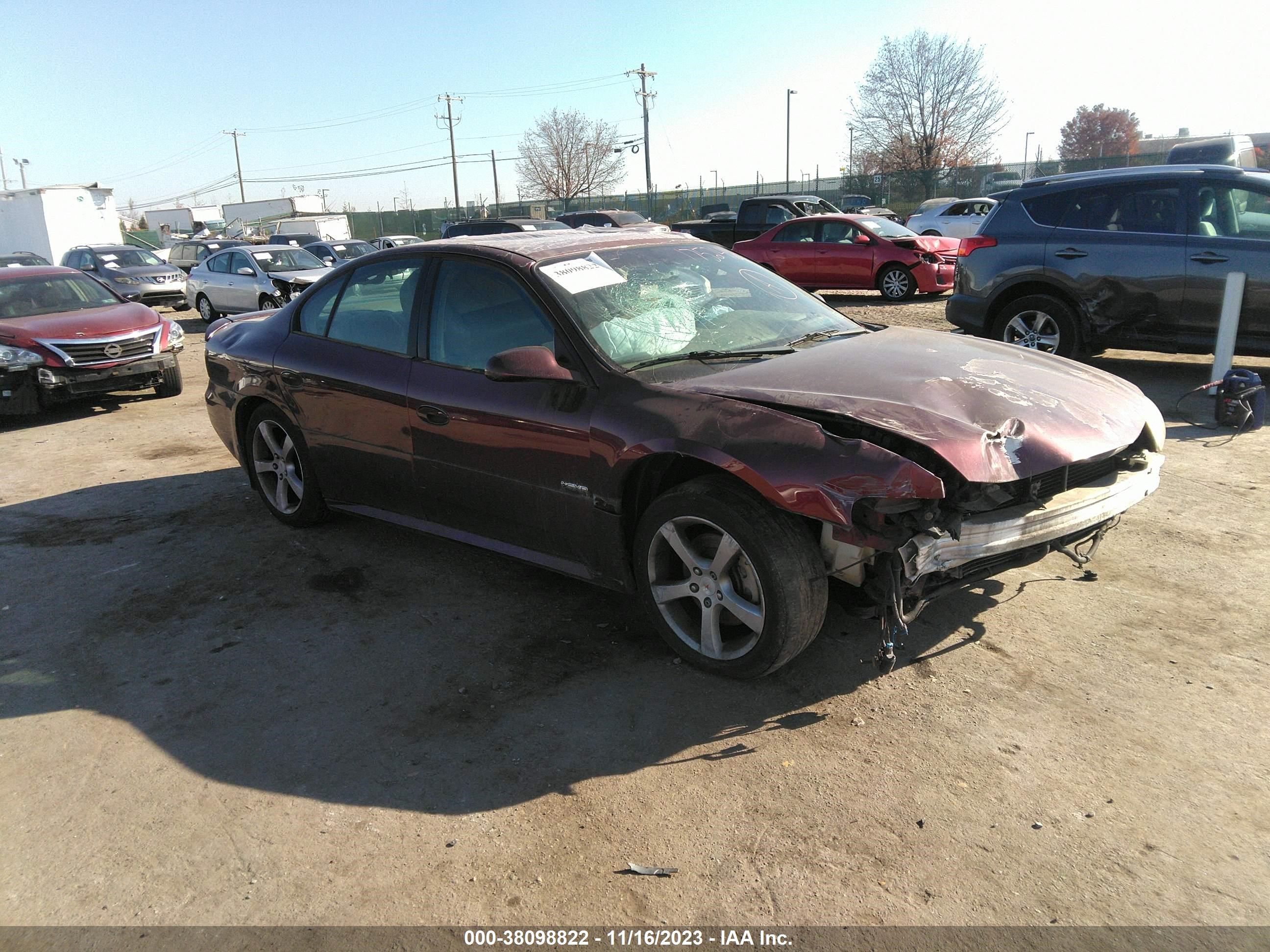 pontiac bonneville 2005 1g2hz54y25u175246