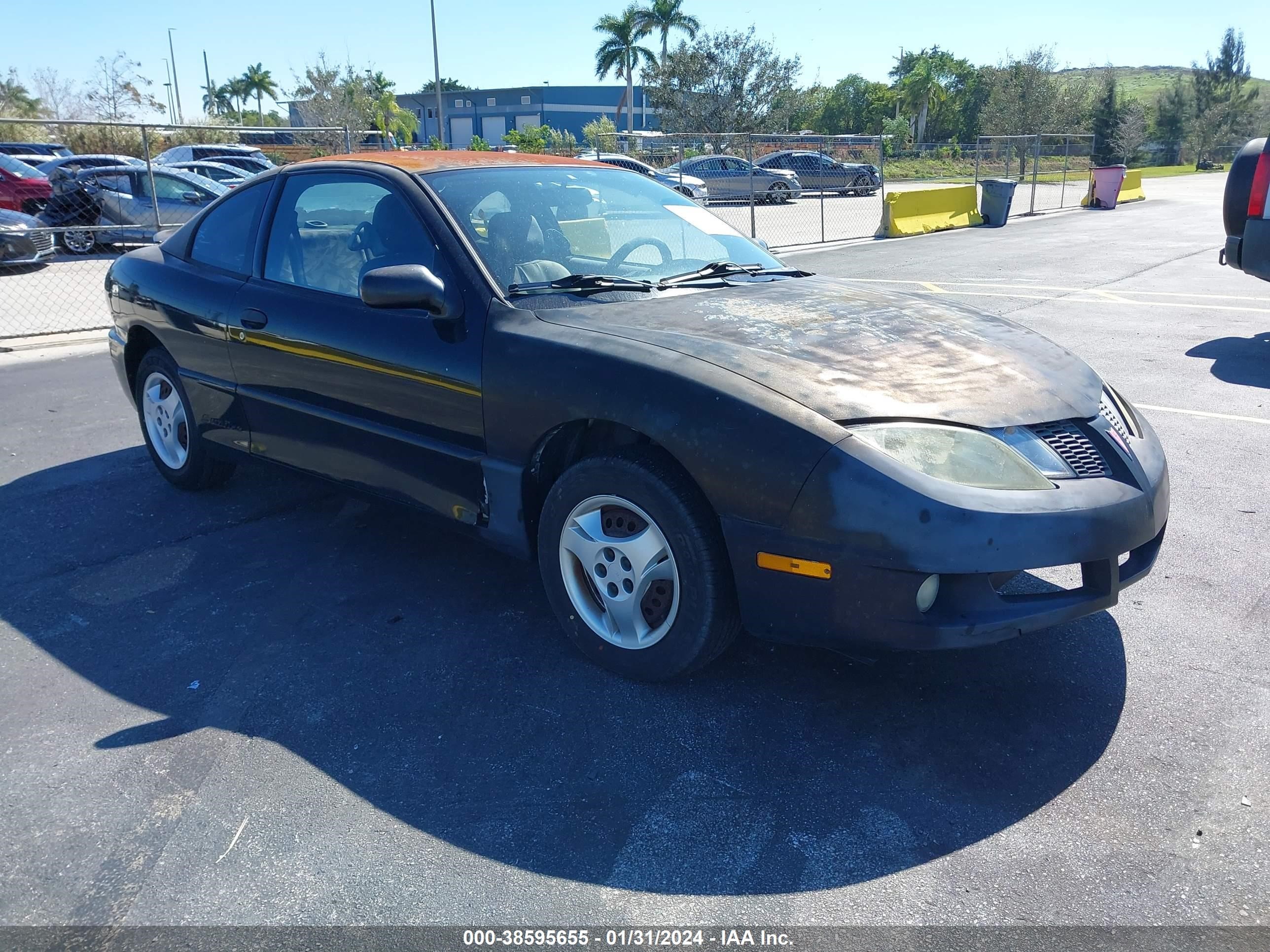 pontiac sunfire 2003 1g2jb12f237238728