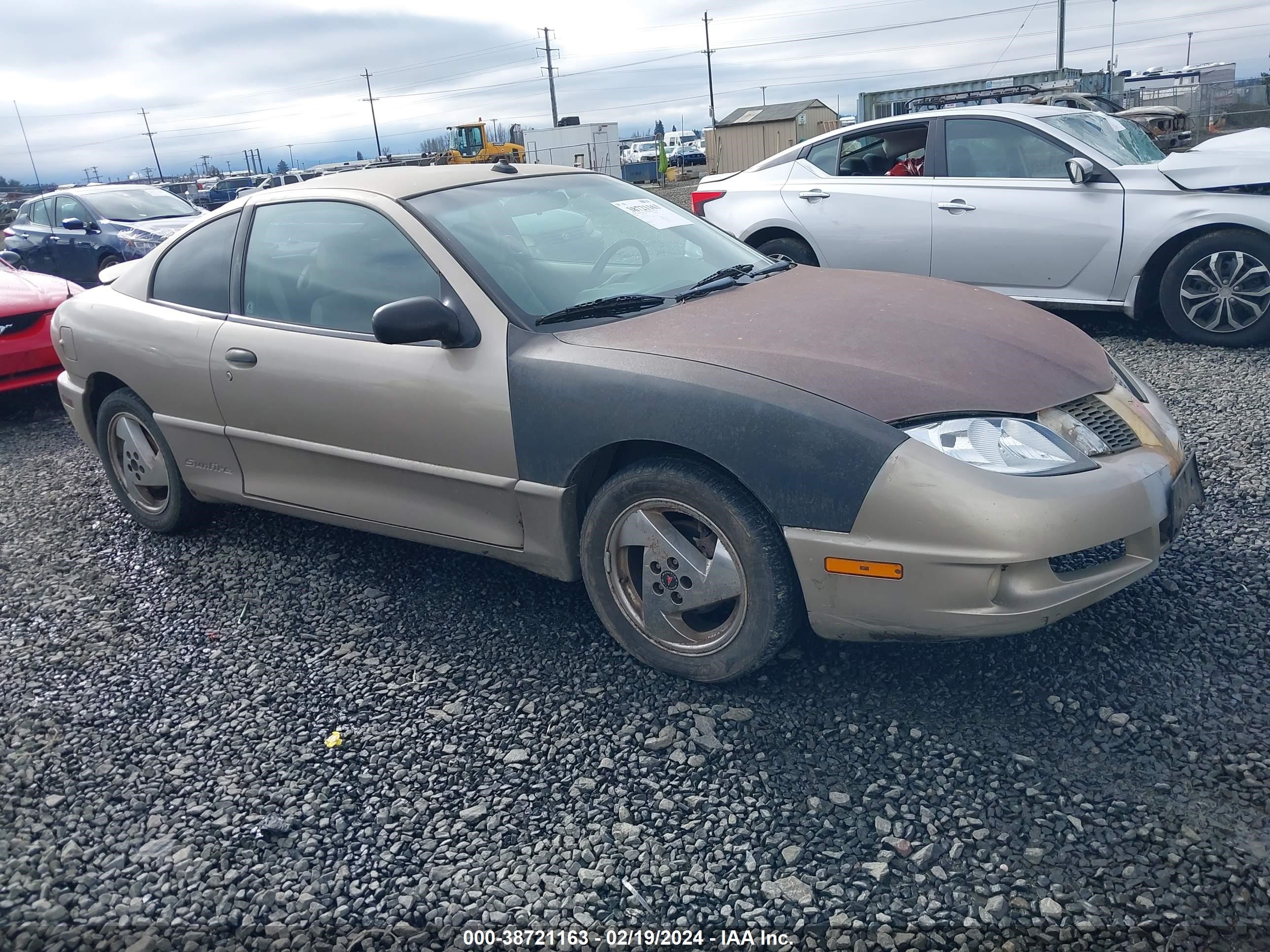 pontiac sunfire 2003 1g2jb12f437139201