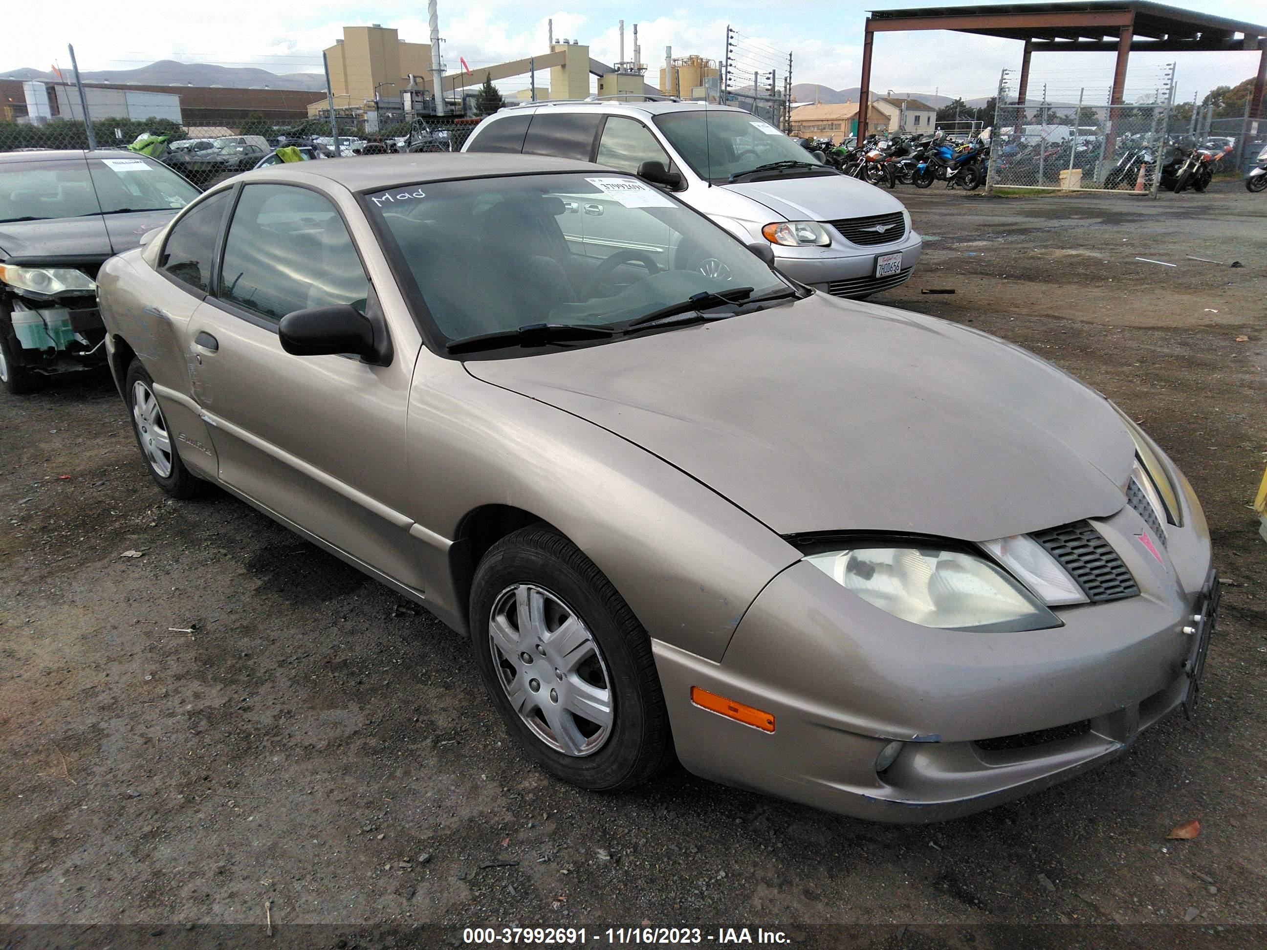 pontiac sunfire 2003 1g2jb12f437370258