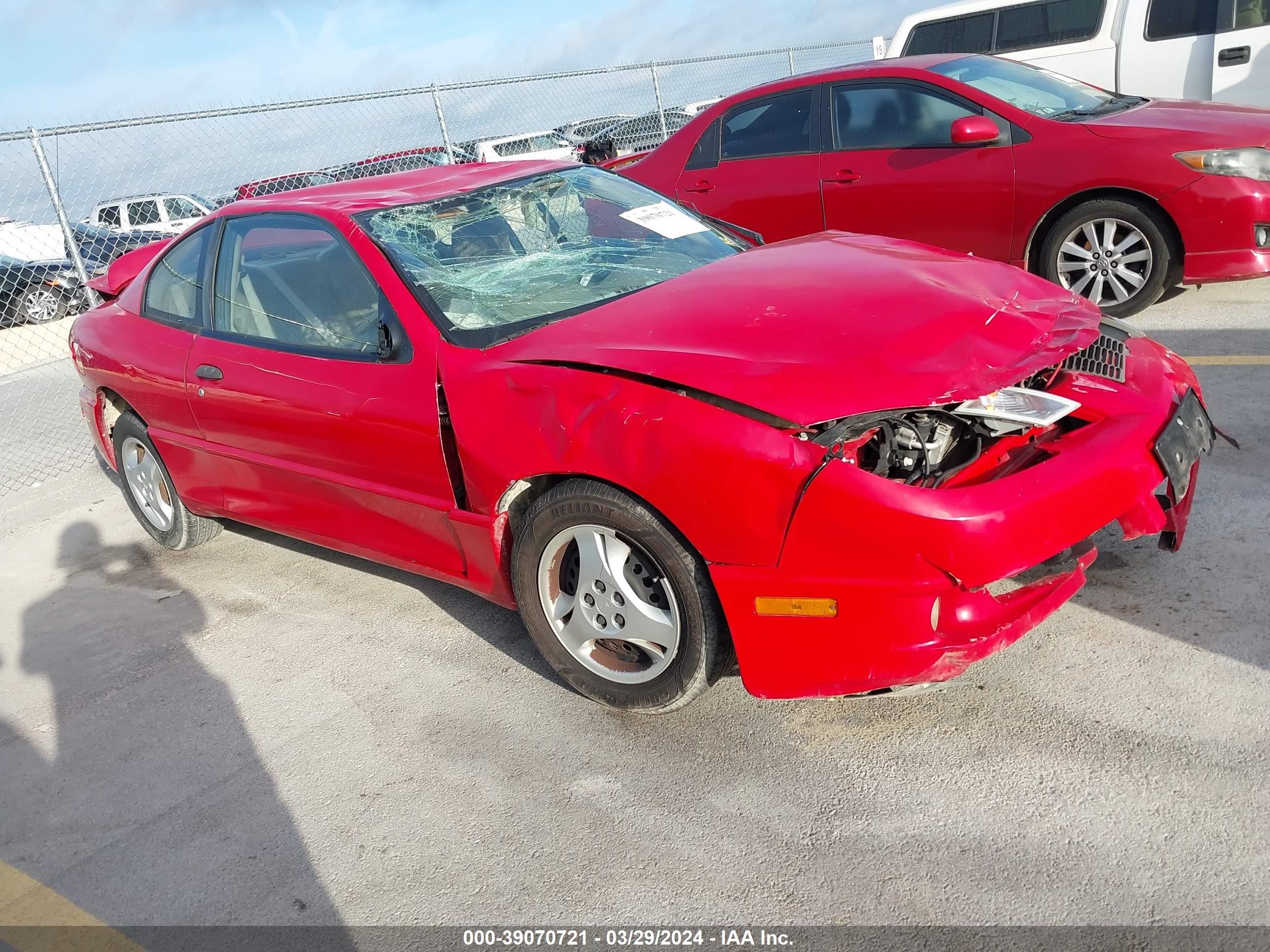 pontiac sunfire 2003 1g2jb12f737374448