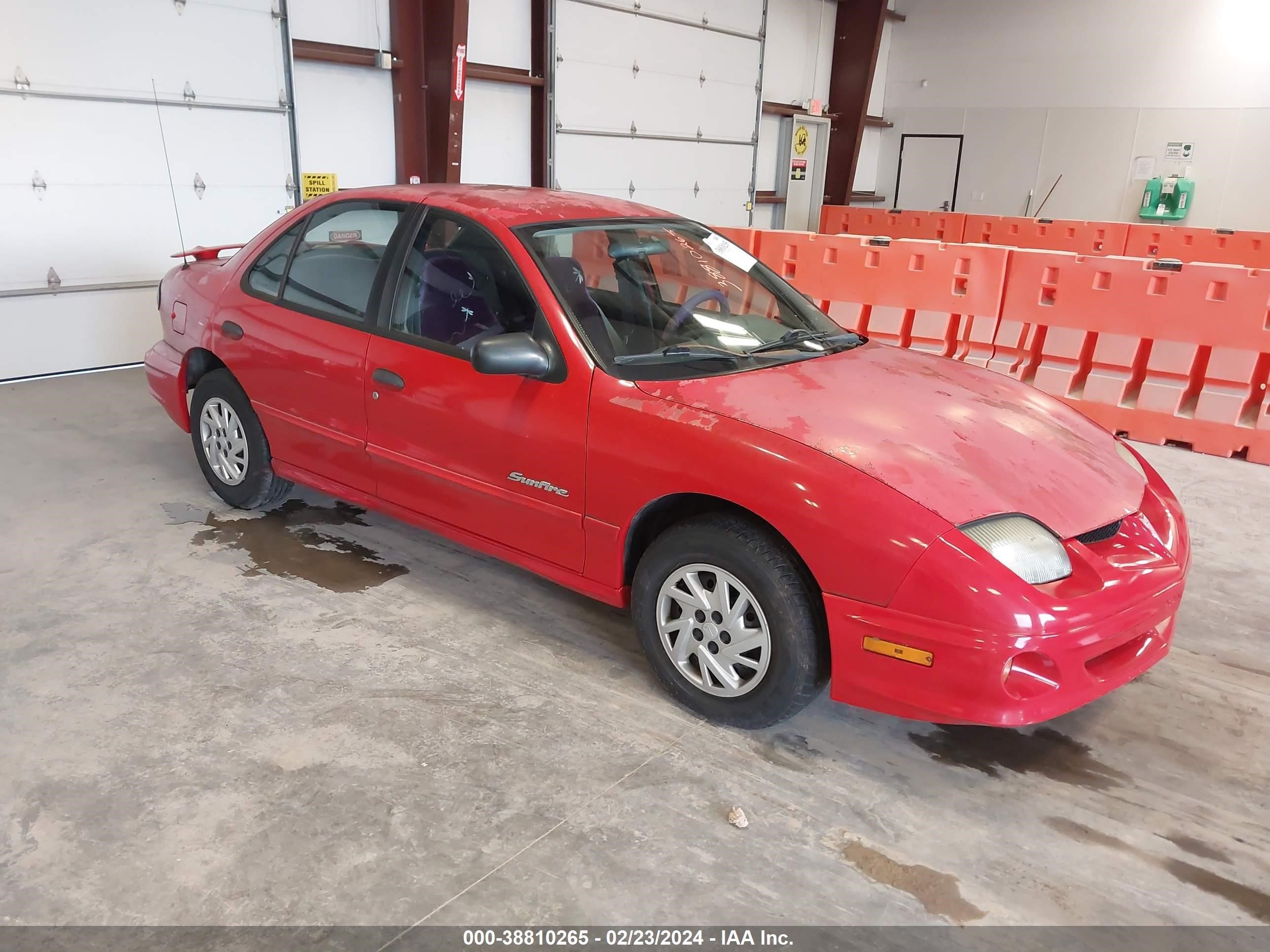 pontiac sunfire 2001 1g2jb524x17342810