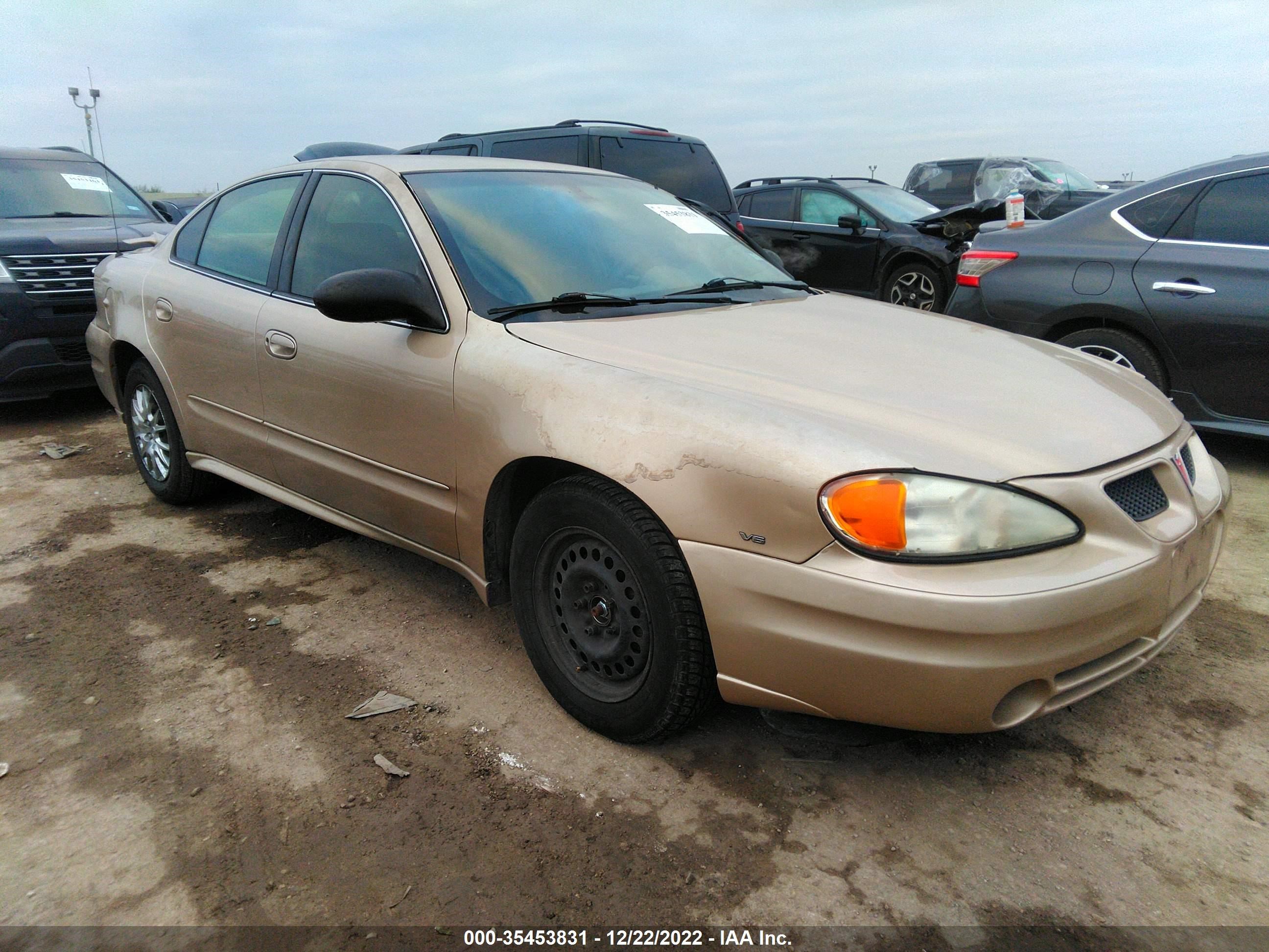 pontiac grand am 2005 1g2ne52e65m146002