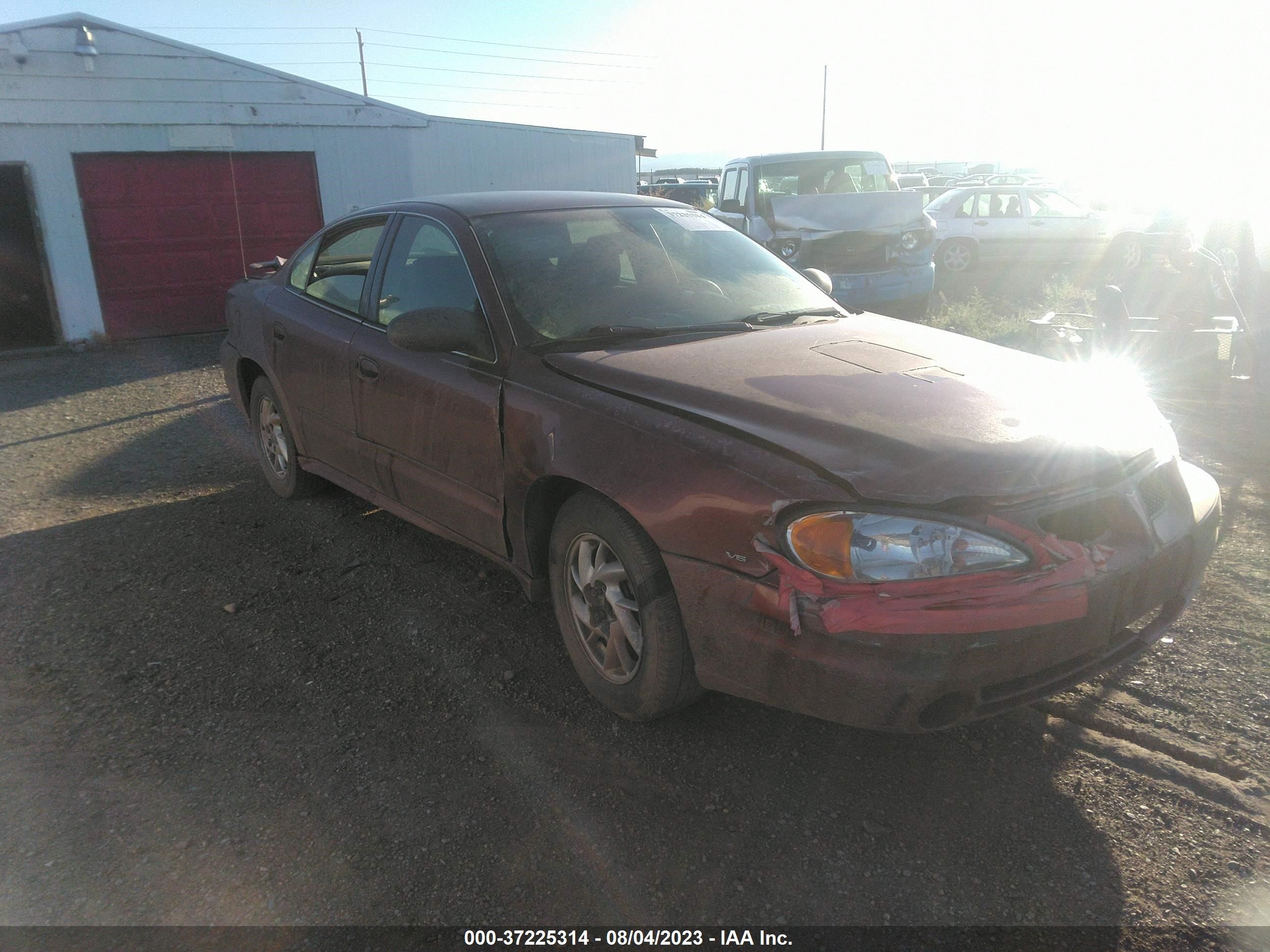 pontiac grand am 2003 1g2nf52e73m717121