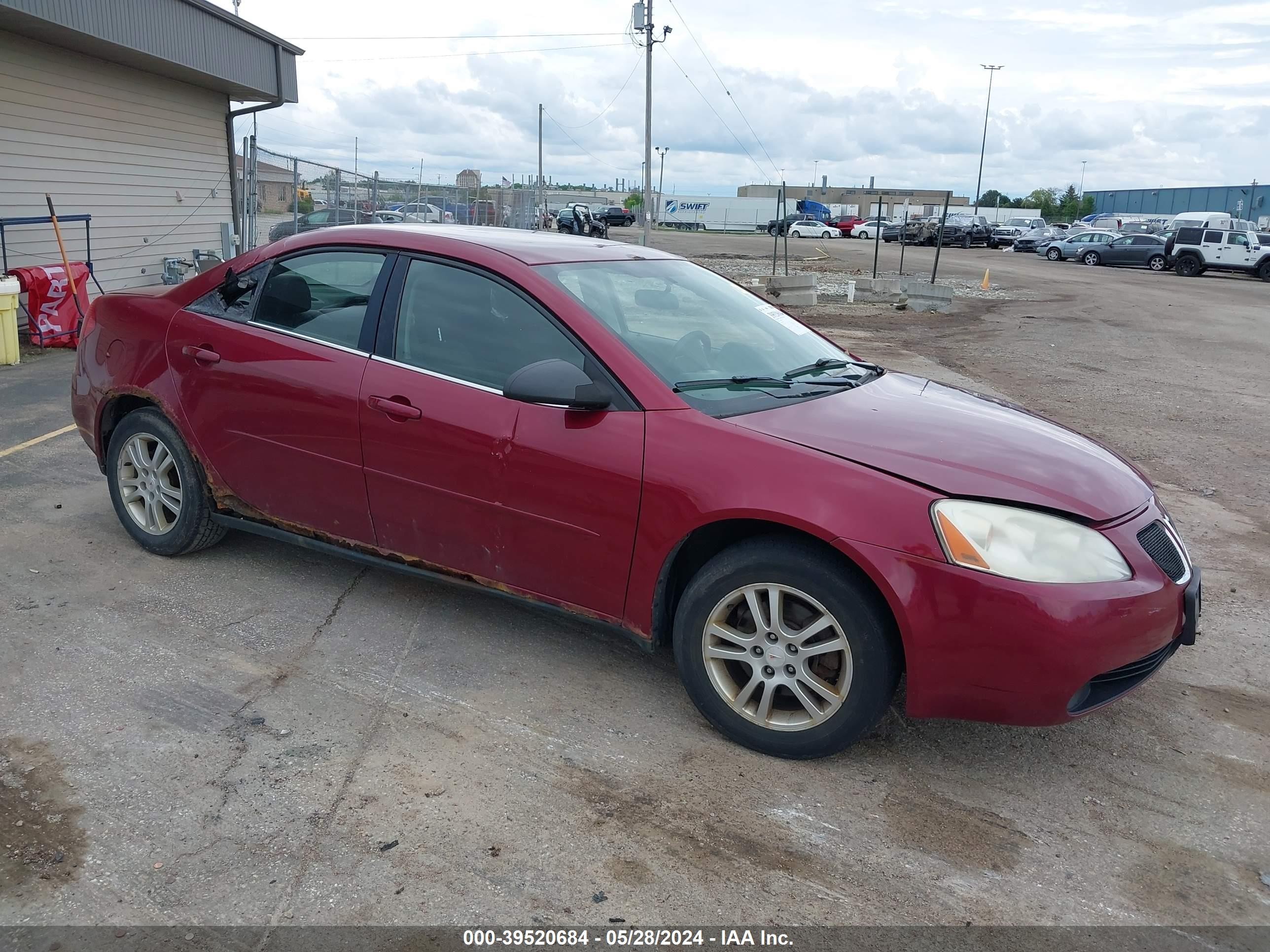 pontiac g6 2005 1g2zg528254170514