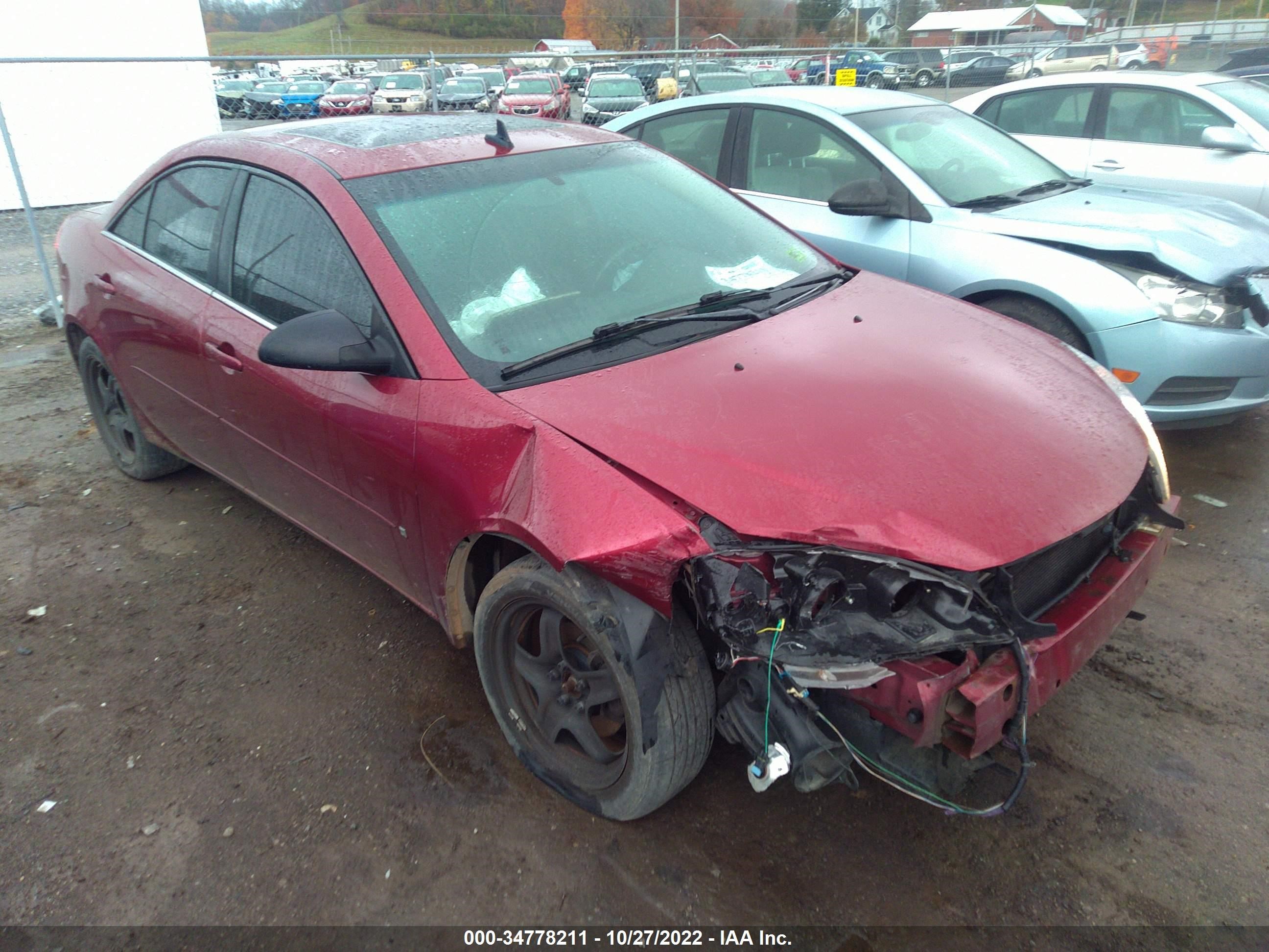 pontiac g6 2009 1g2zg57b094133424