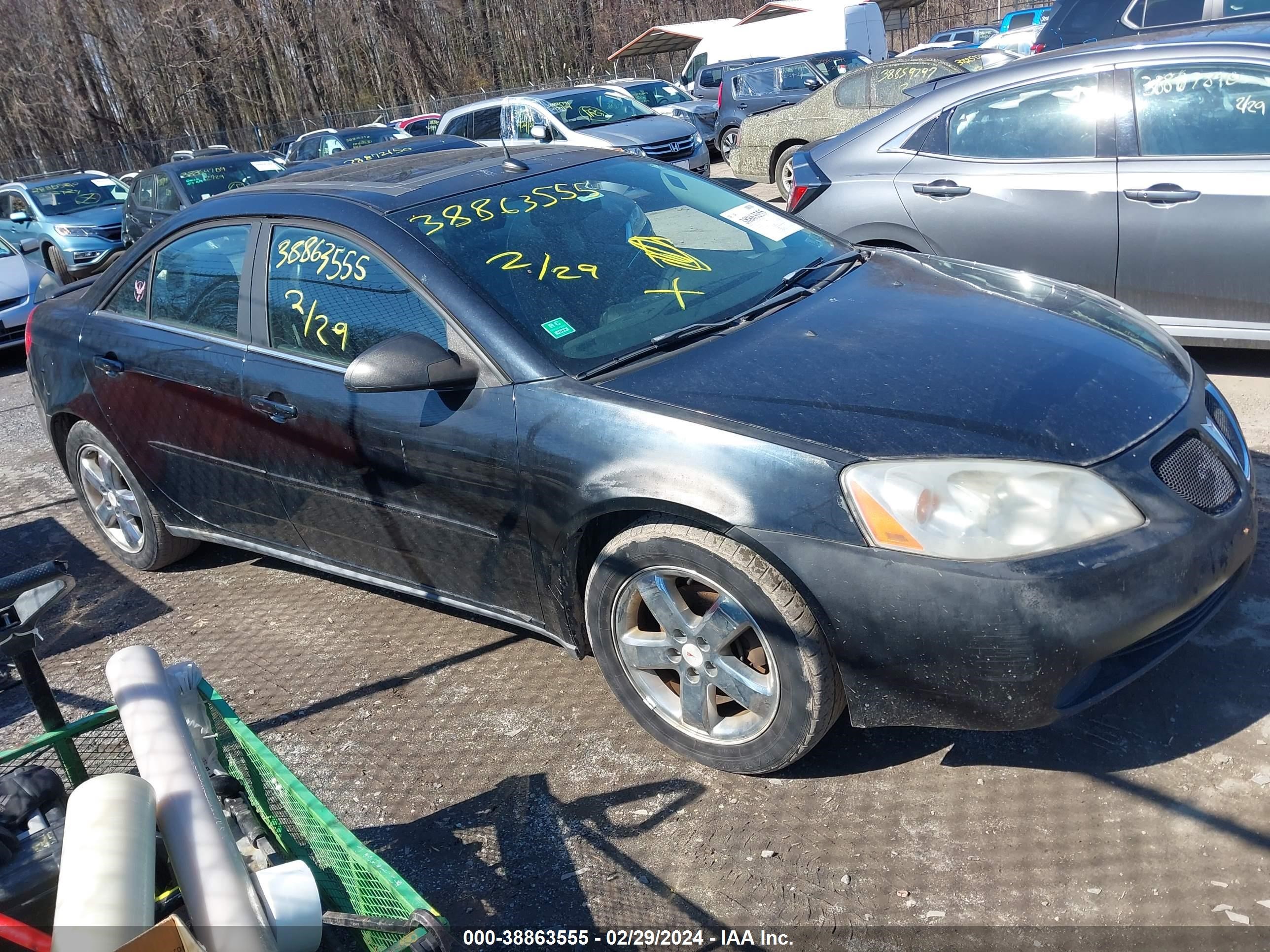 pontiac g6 gt 2005 1g2zh548254120934