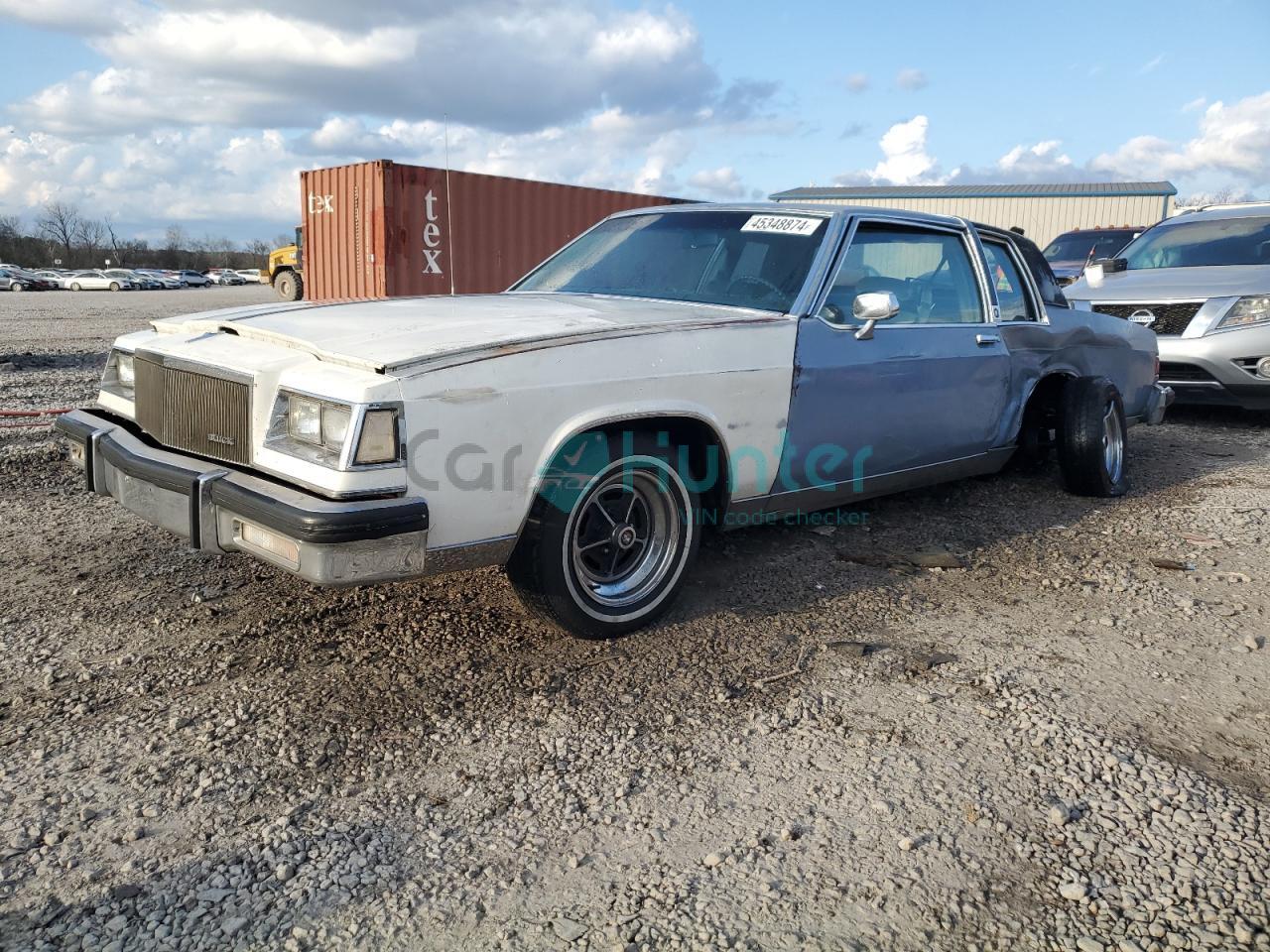 buick lesabre 1984 1g4an37y2eh901054