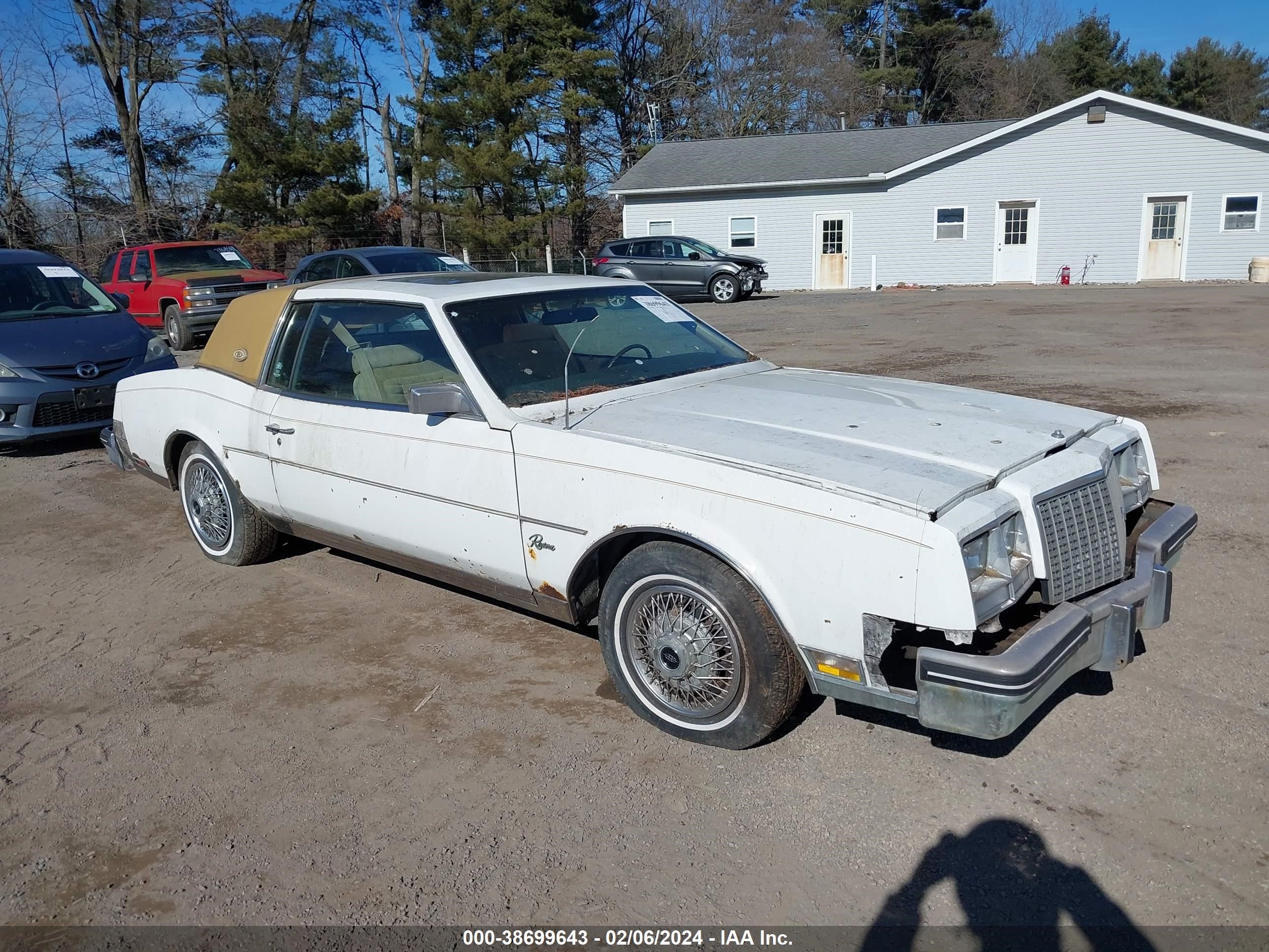 buick riviera 1983 1g4az57y6de422894