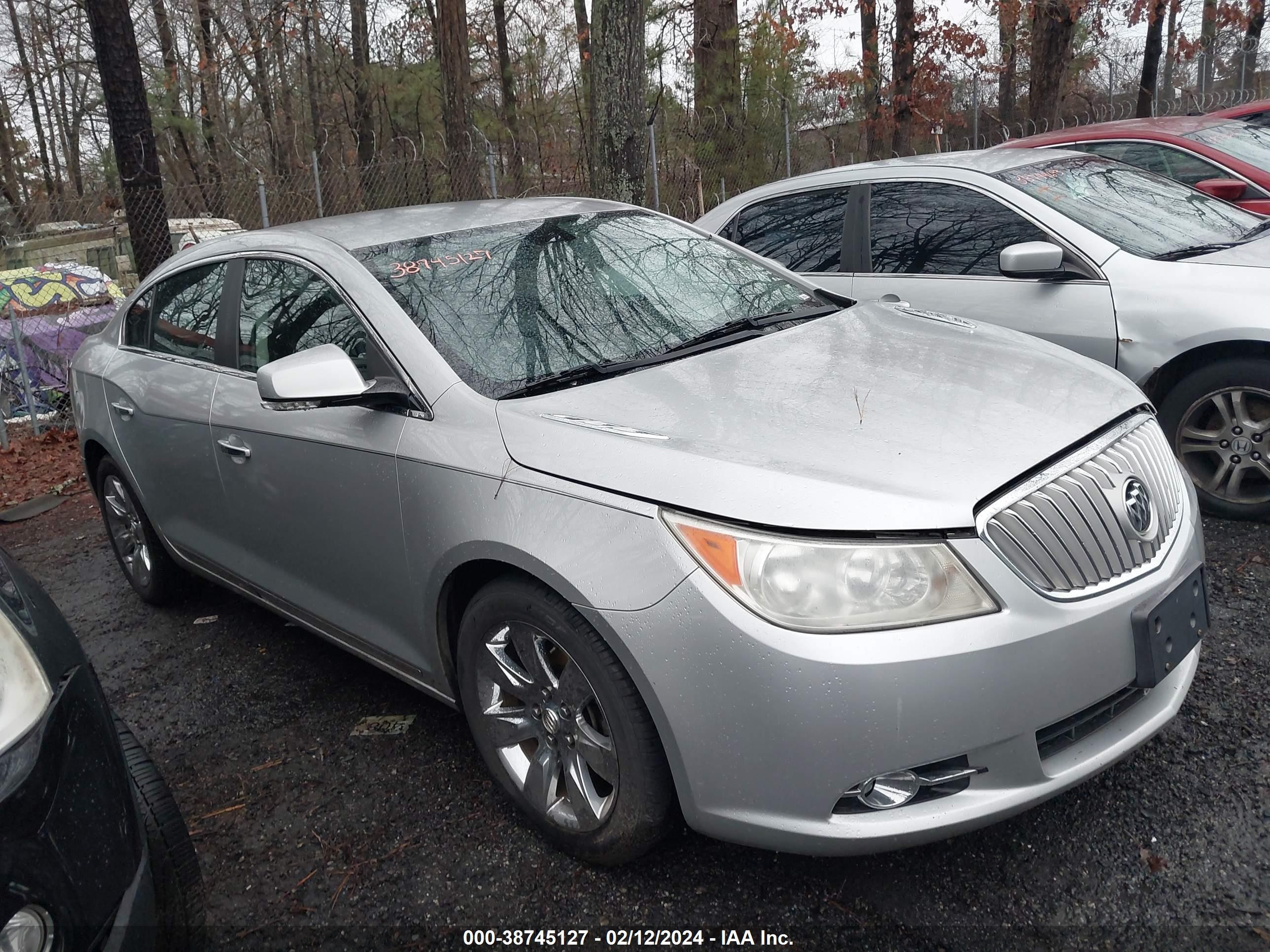 buick lacrosse 2012 1g4gd5e38cf120600