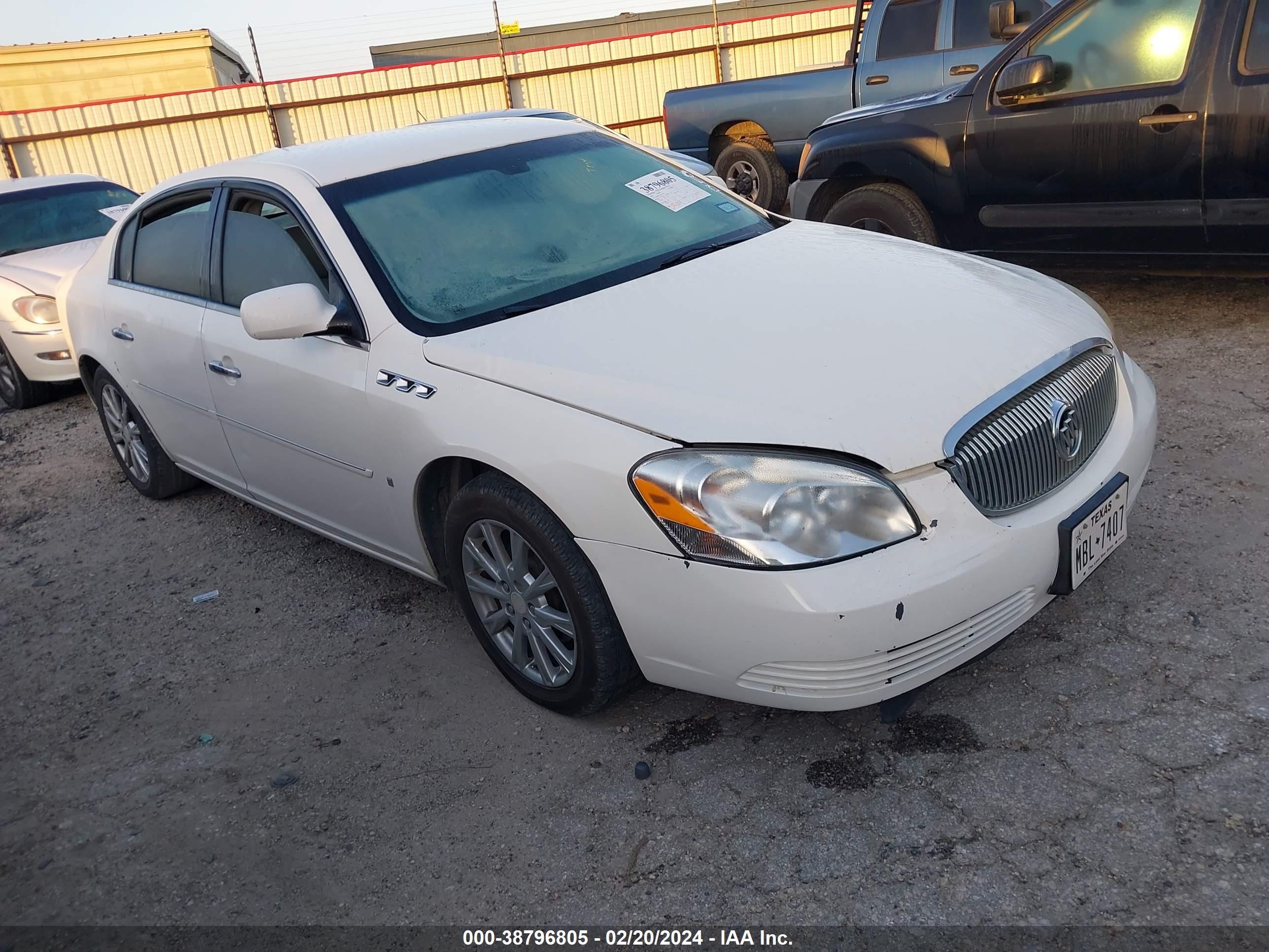 buick lucerne 2009 1g4hd57m79u115287