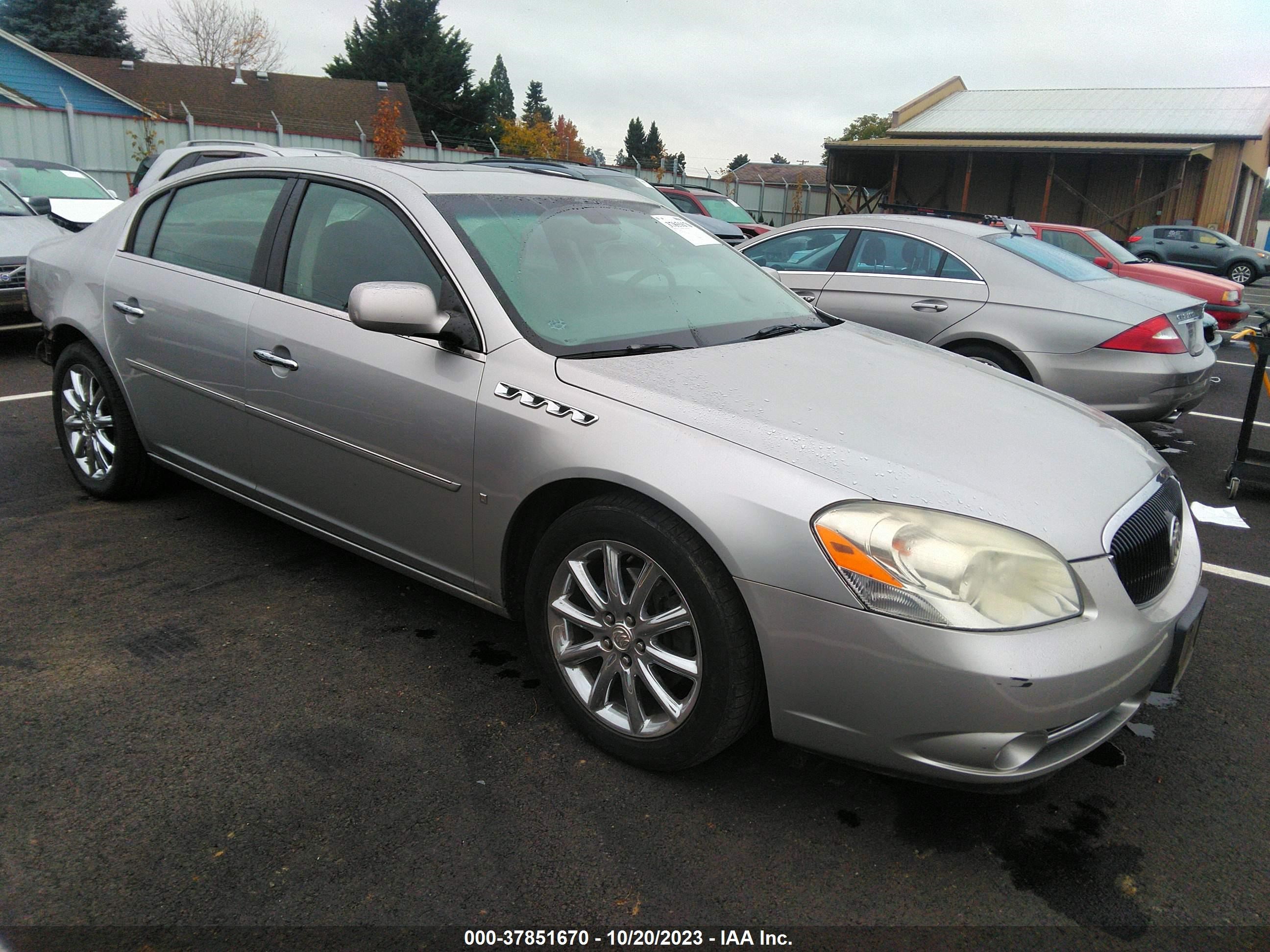 buick lucerne 2007 1g4he57y87u210504