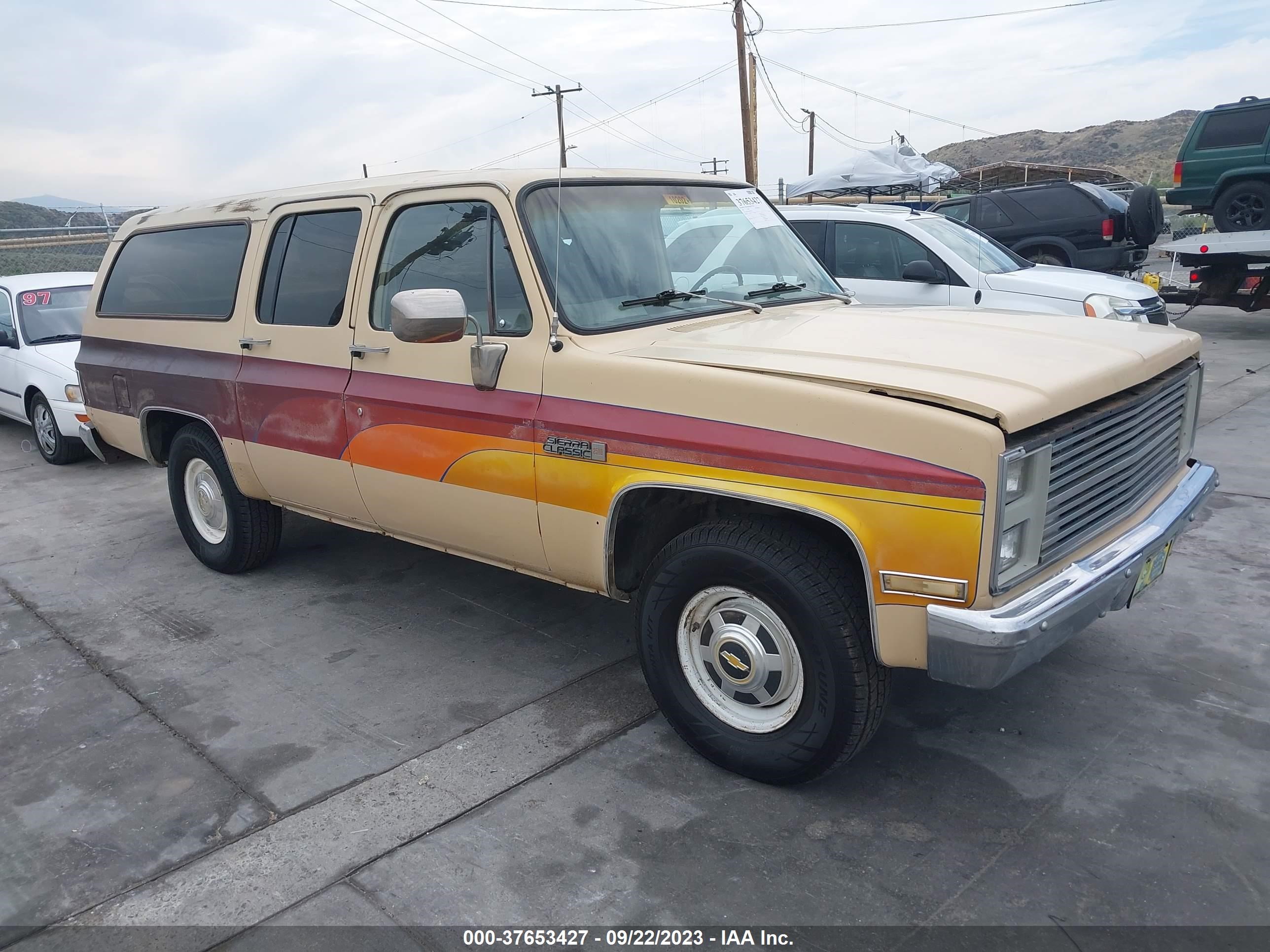 gmc suburban 1983 1g5gc26w7df518176