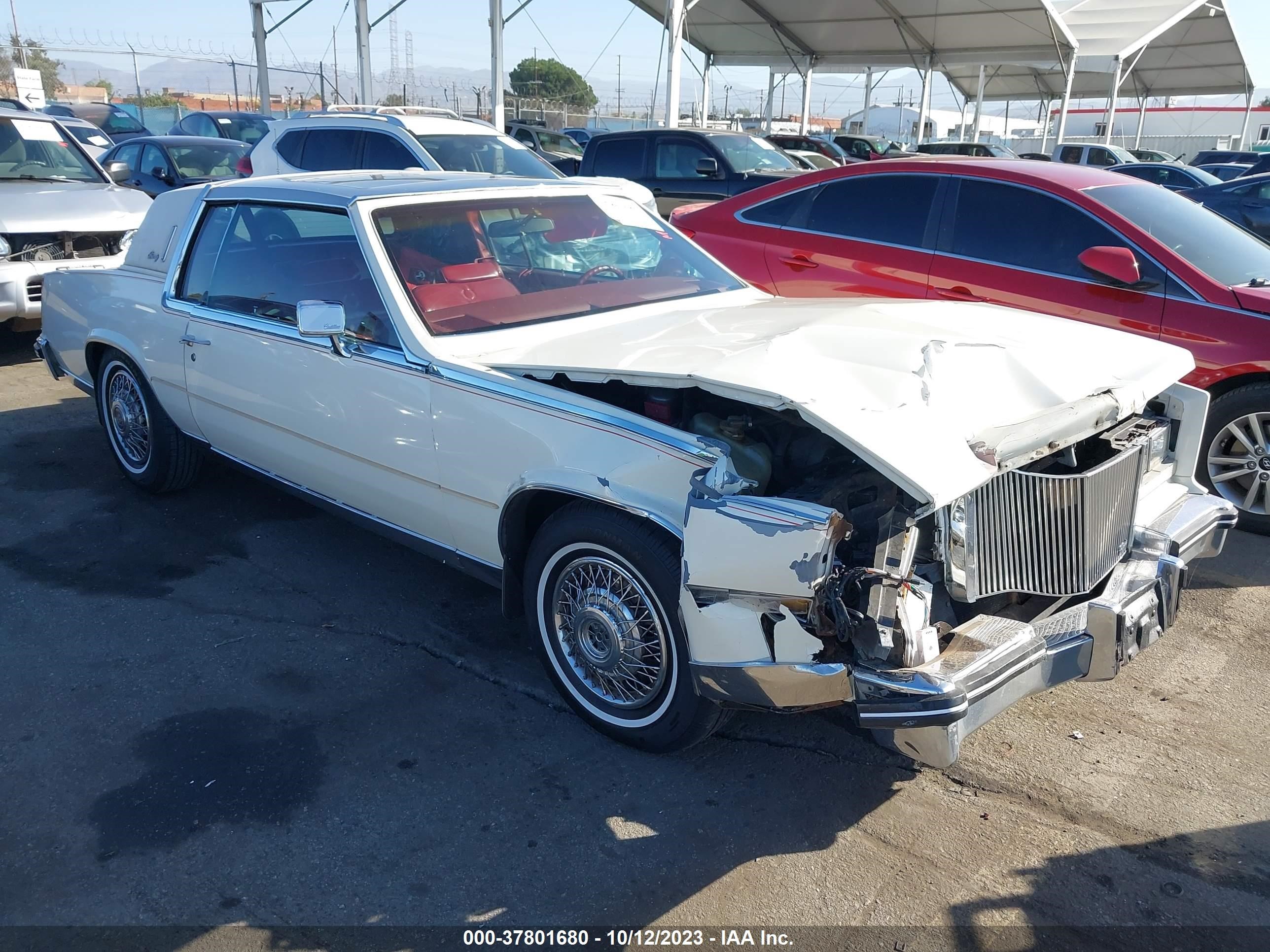 cadillac eldorado 1984 1g6al5784ee614874