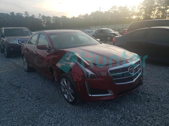 cadillac cts perfor 2014 1g6as5s37e0124408