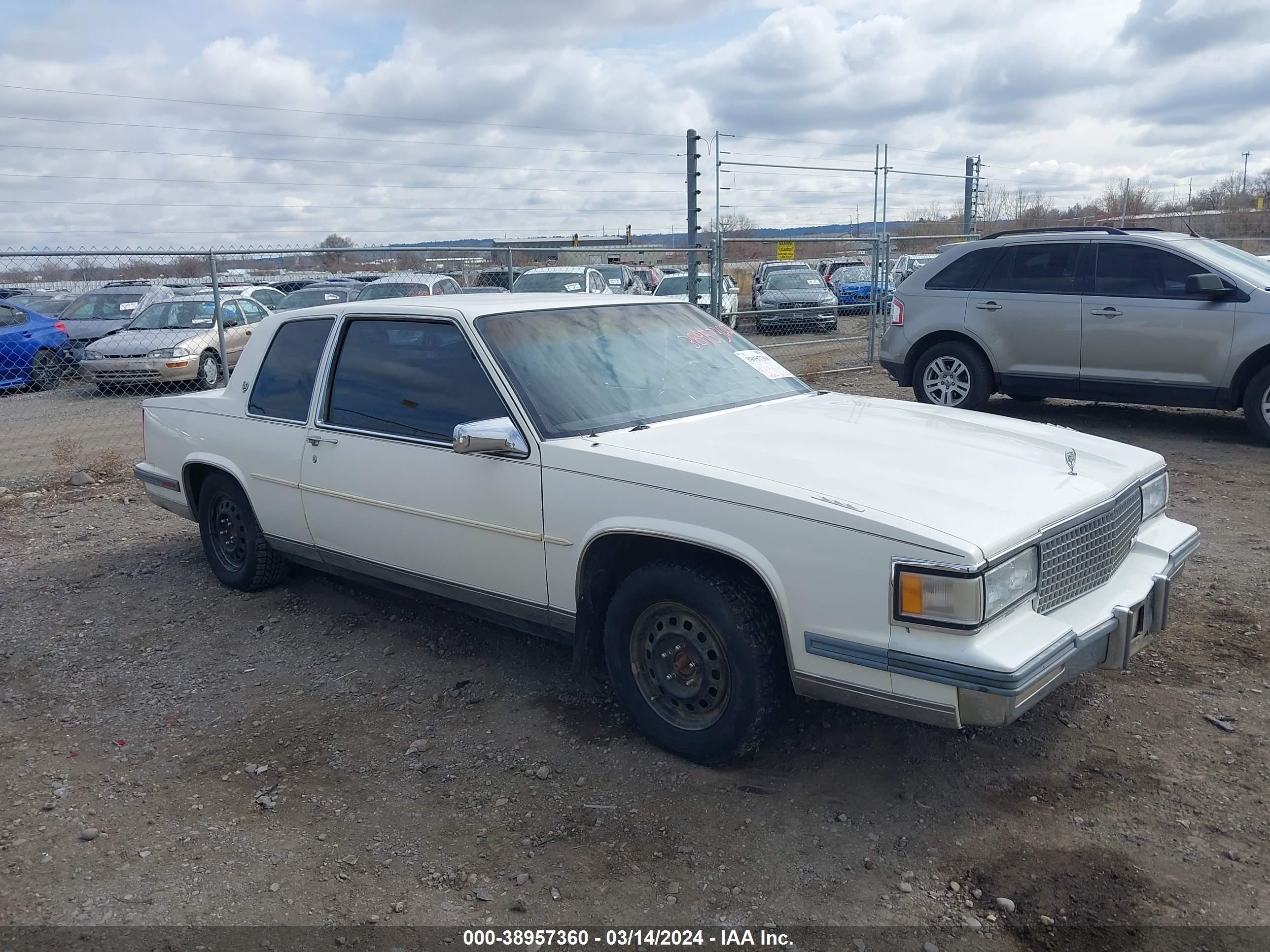 cadillac de ville 1988 1g6cd1154j4337432