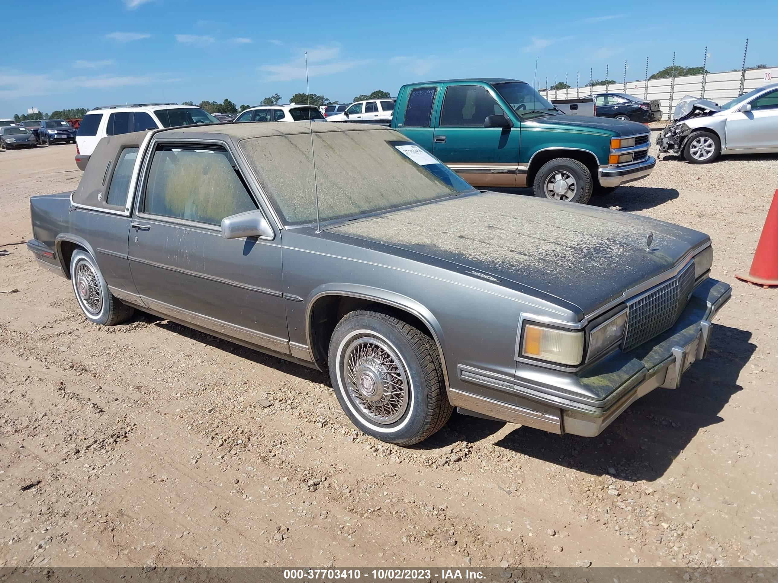 cadillac de ville 1988 1g6cd1156j4334936