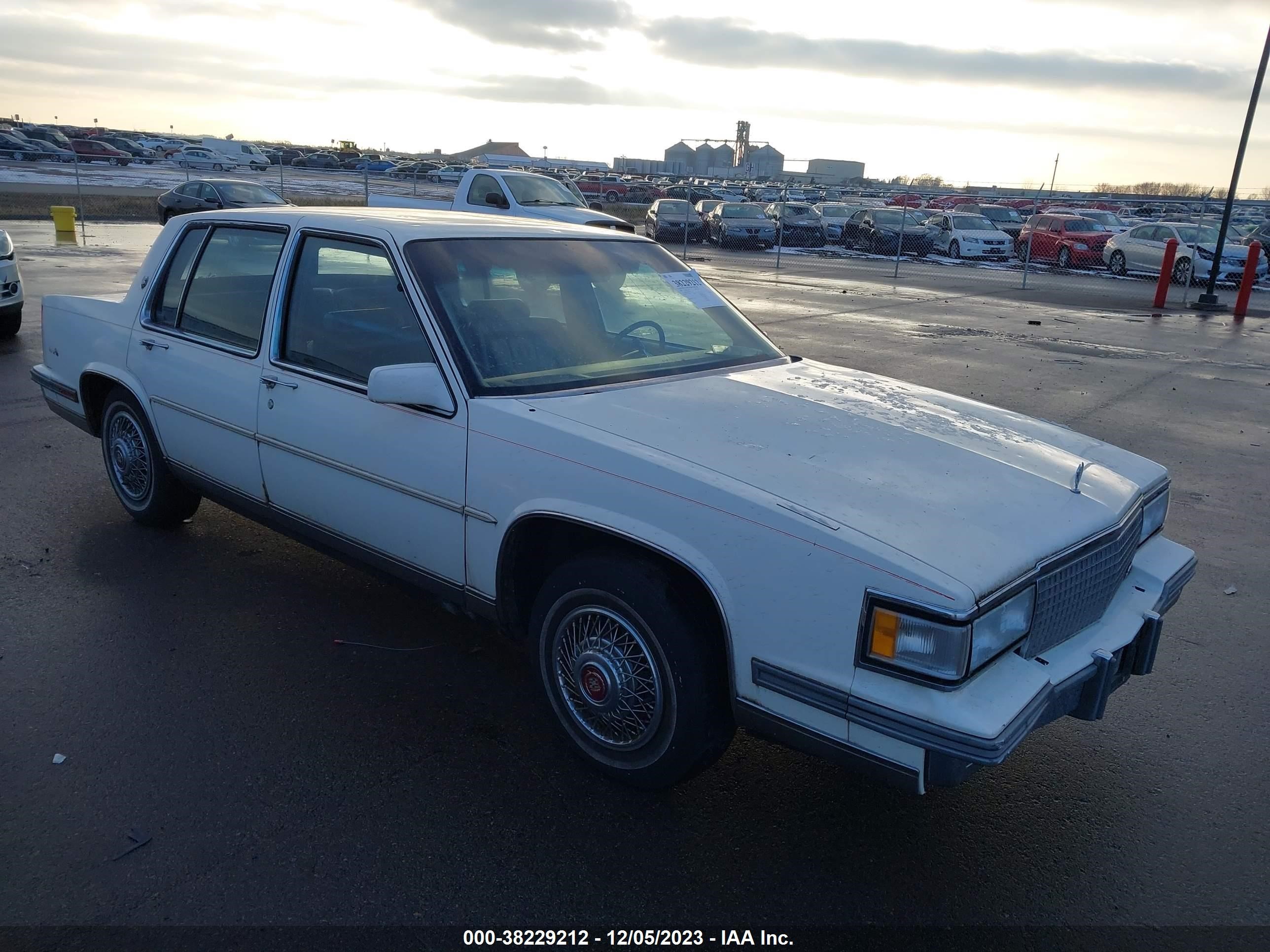 cadillac de ville 1988 1g6cd5158j4313903