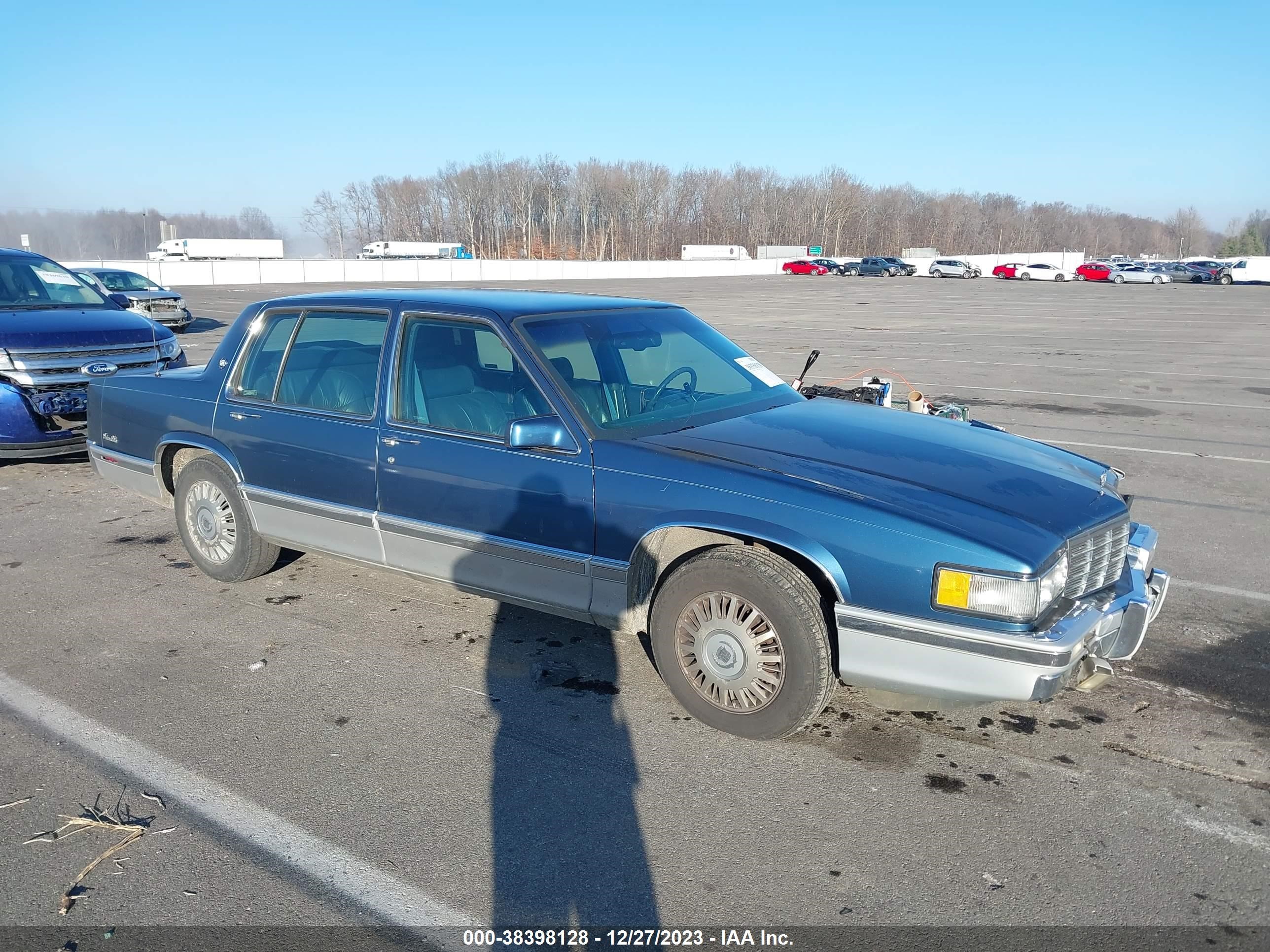 cadillac de ville 1992 1g6cd53b3n4225768