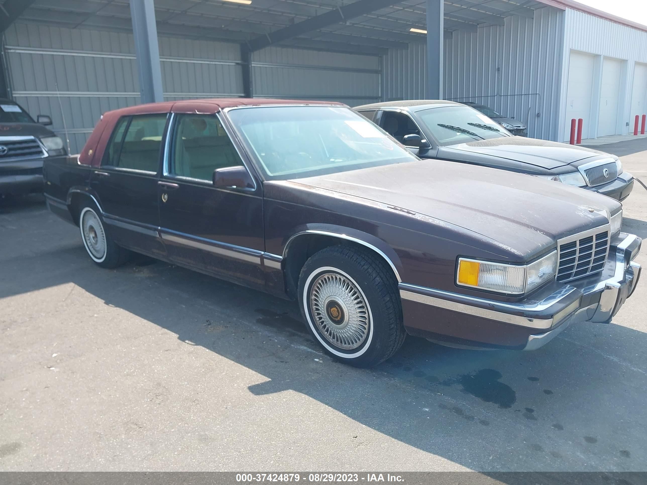 cadillac de ville 1993 1g6cd53b5p4280032