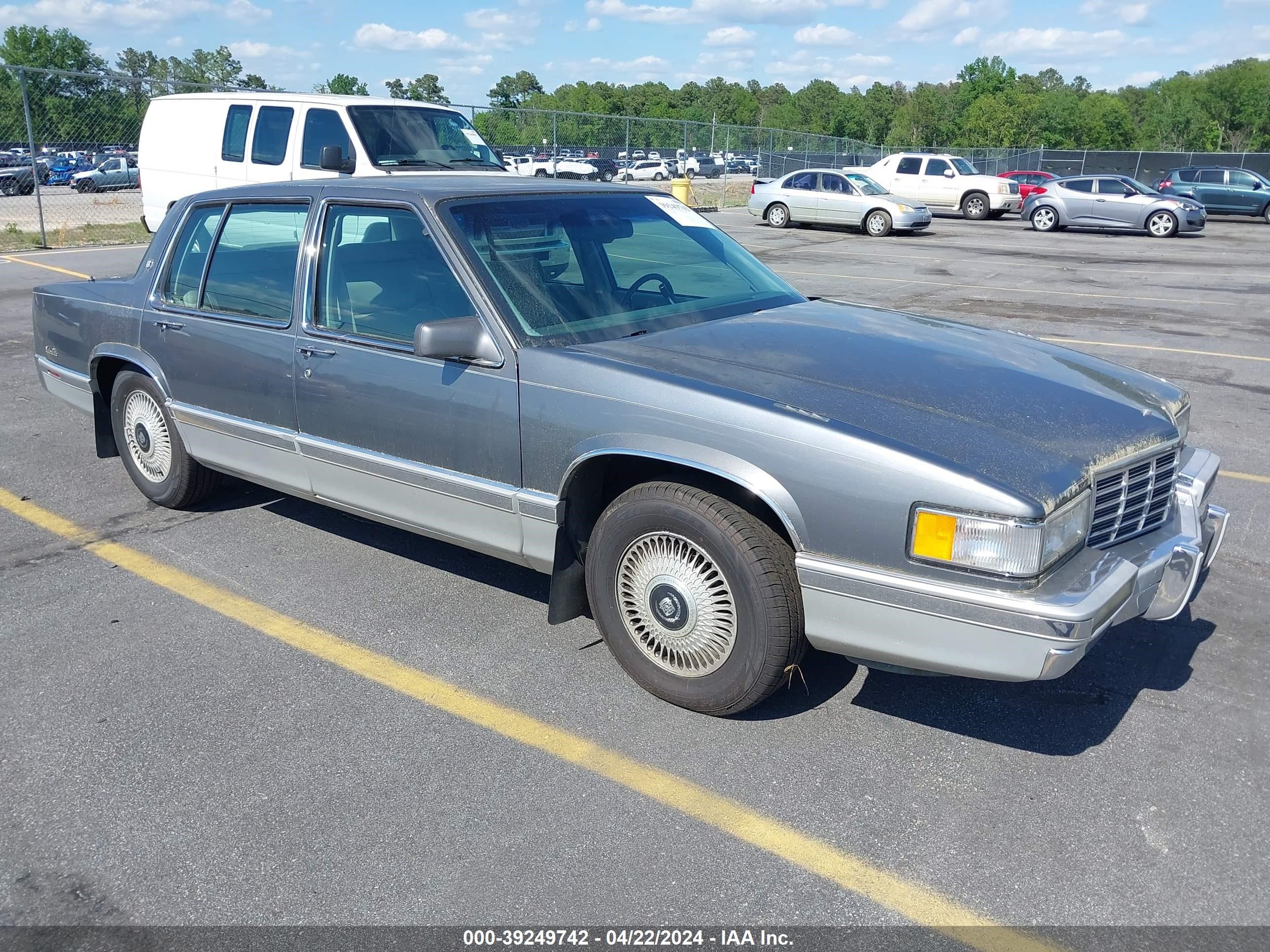 cadillac de ville 1992 1g6cd53b8n4229380