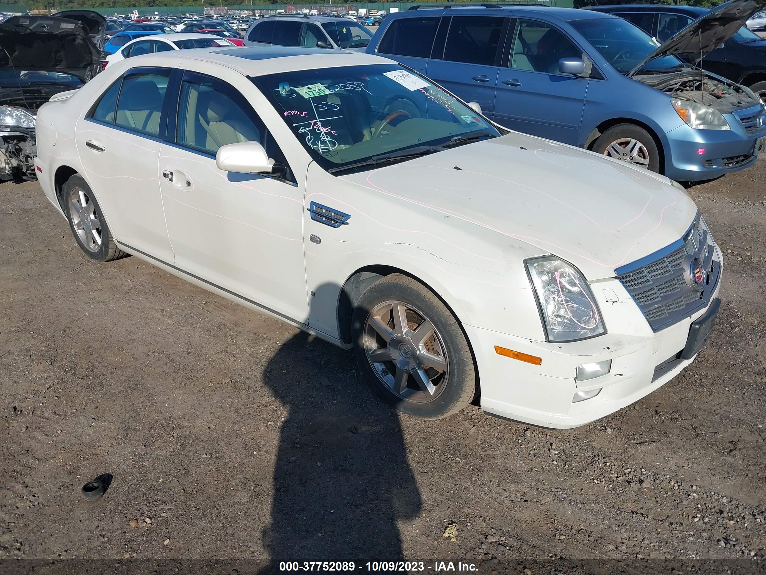 cadillac sts 2008 1g6dd67vx80186512