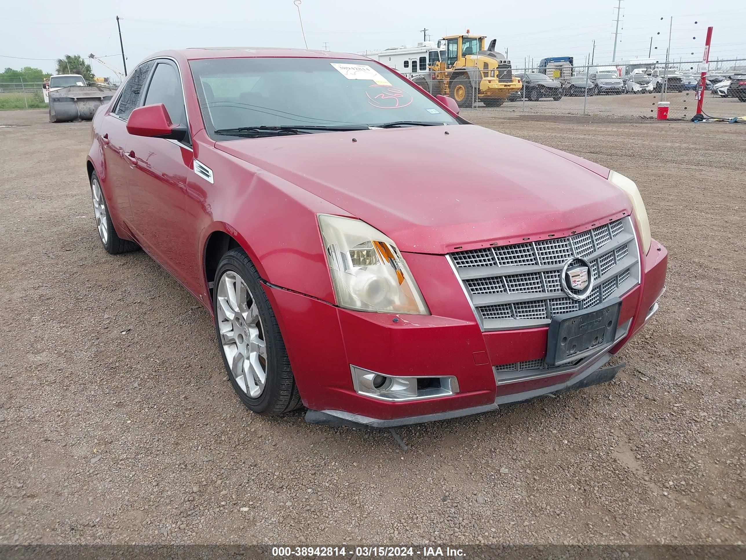 cadillac cts 2008 1g6df577x80133153