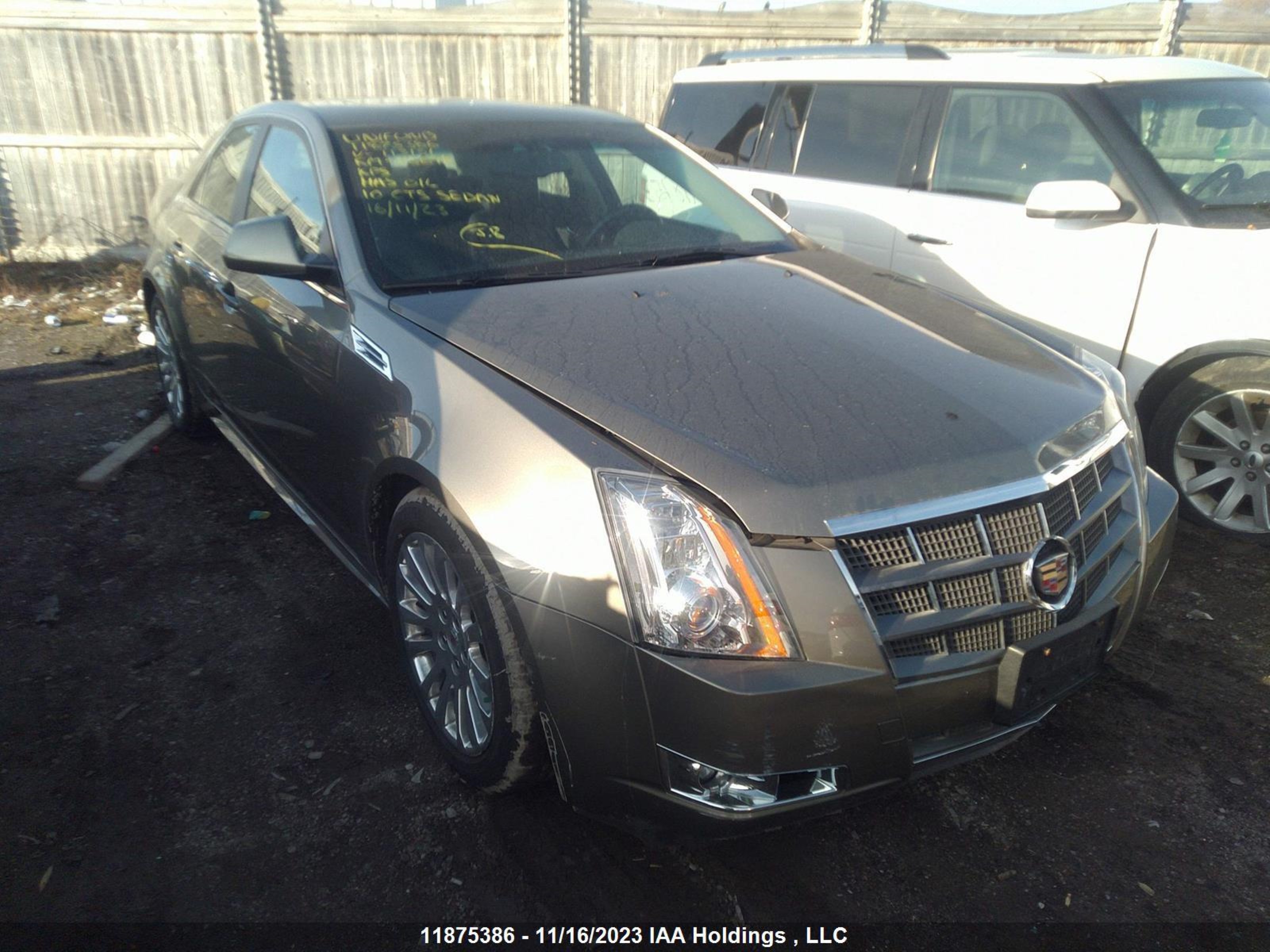 cadillac cts 2010 1g6dl5ev5a0113151