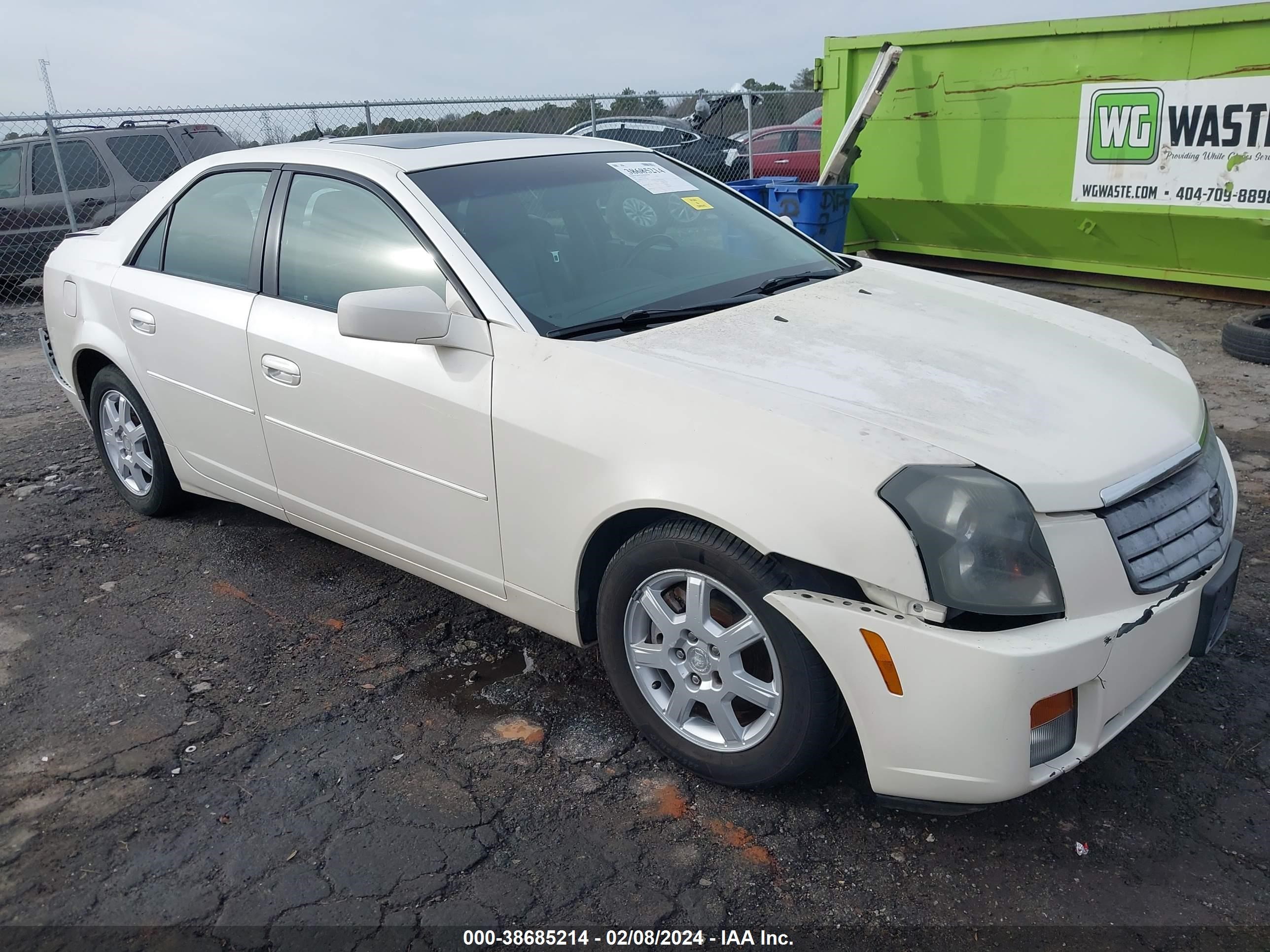 cadillac cts 2005 1g6dm56tx50231891