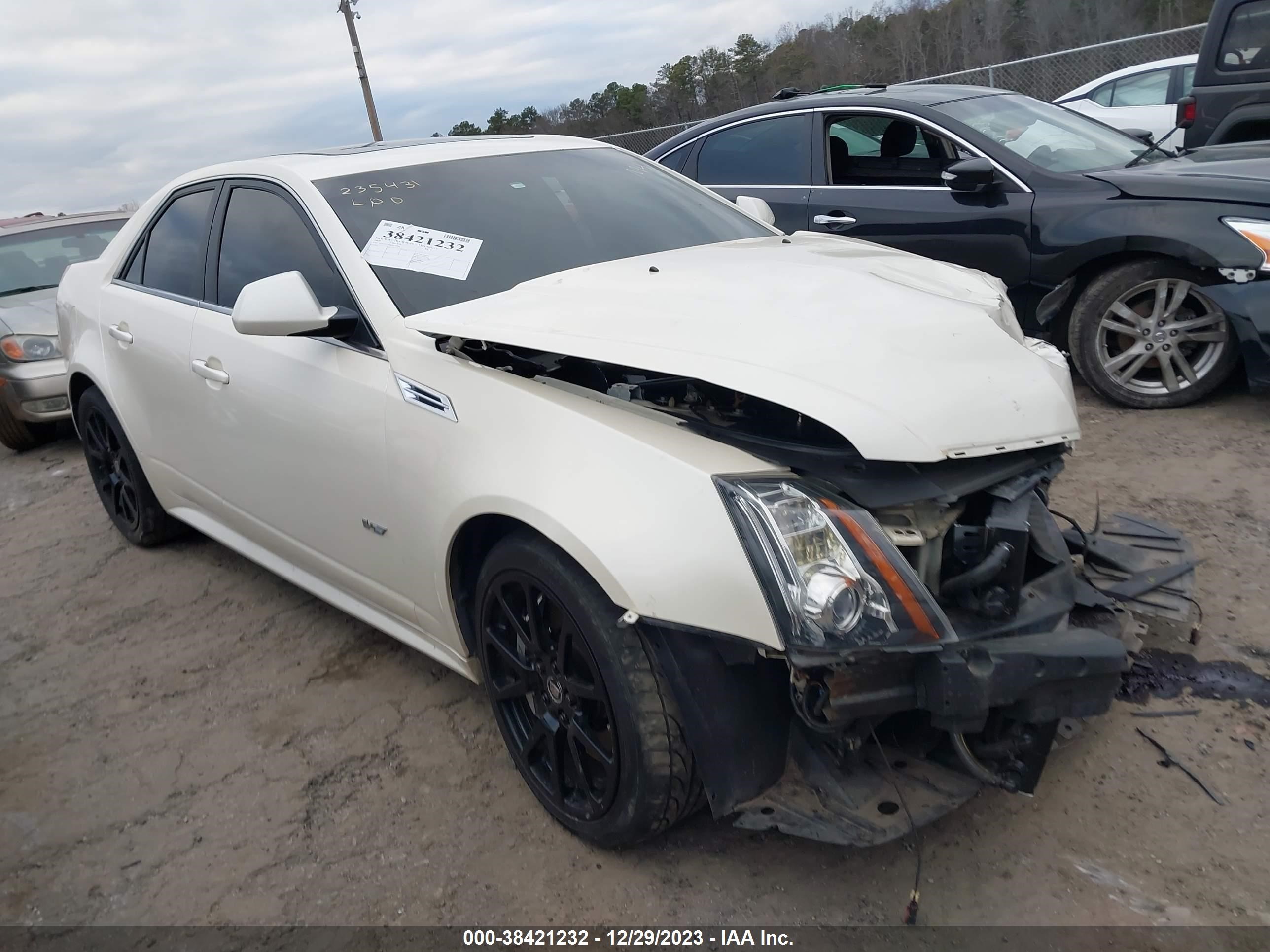 cadillac cts-v 2009 1g6dn57p890154894