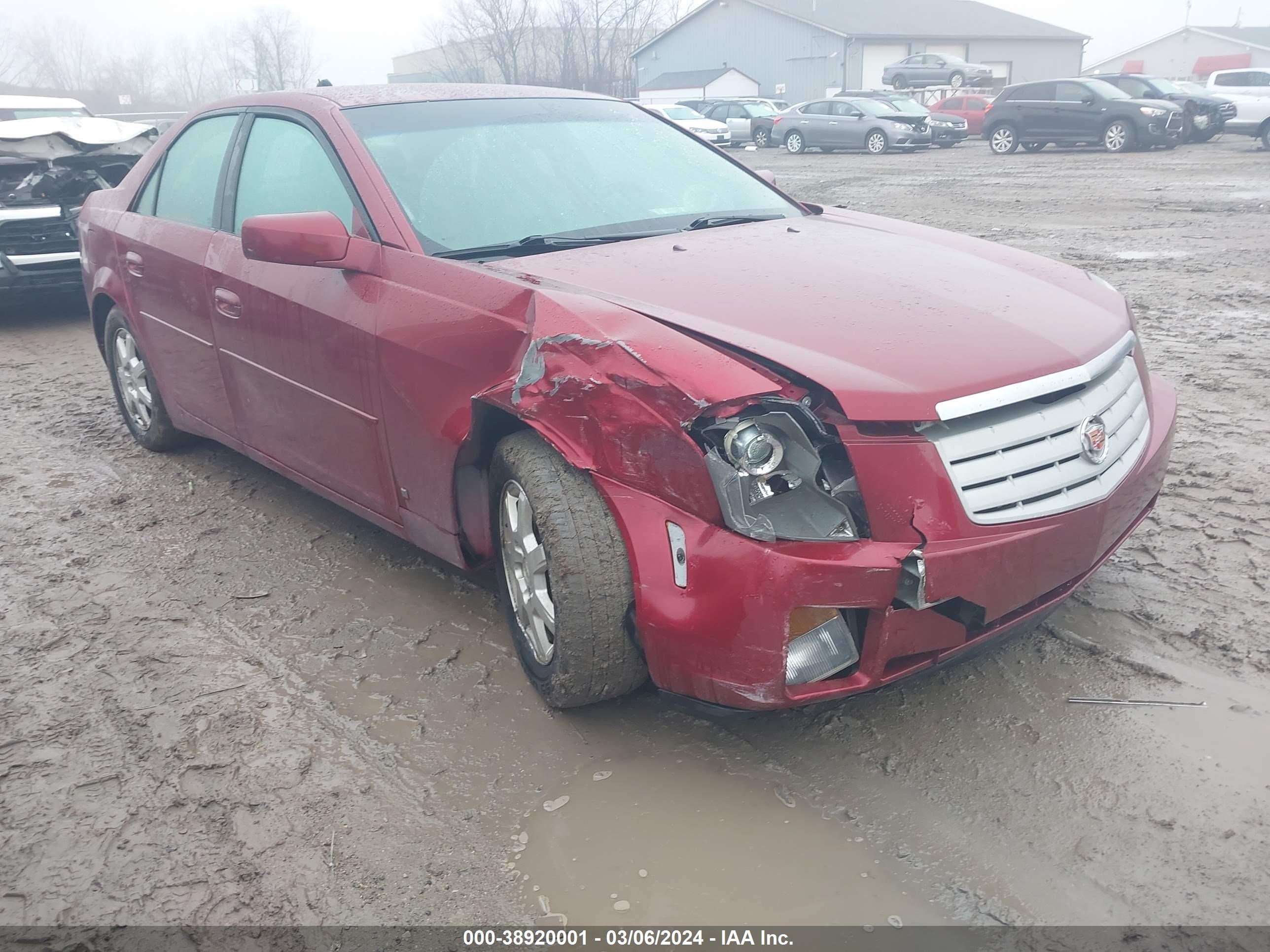 cadillac cts 2007 1g6dp577570108124